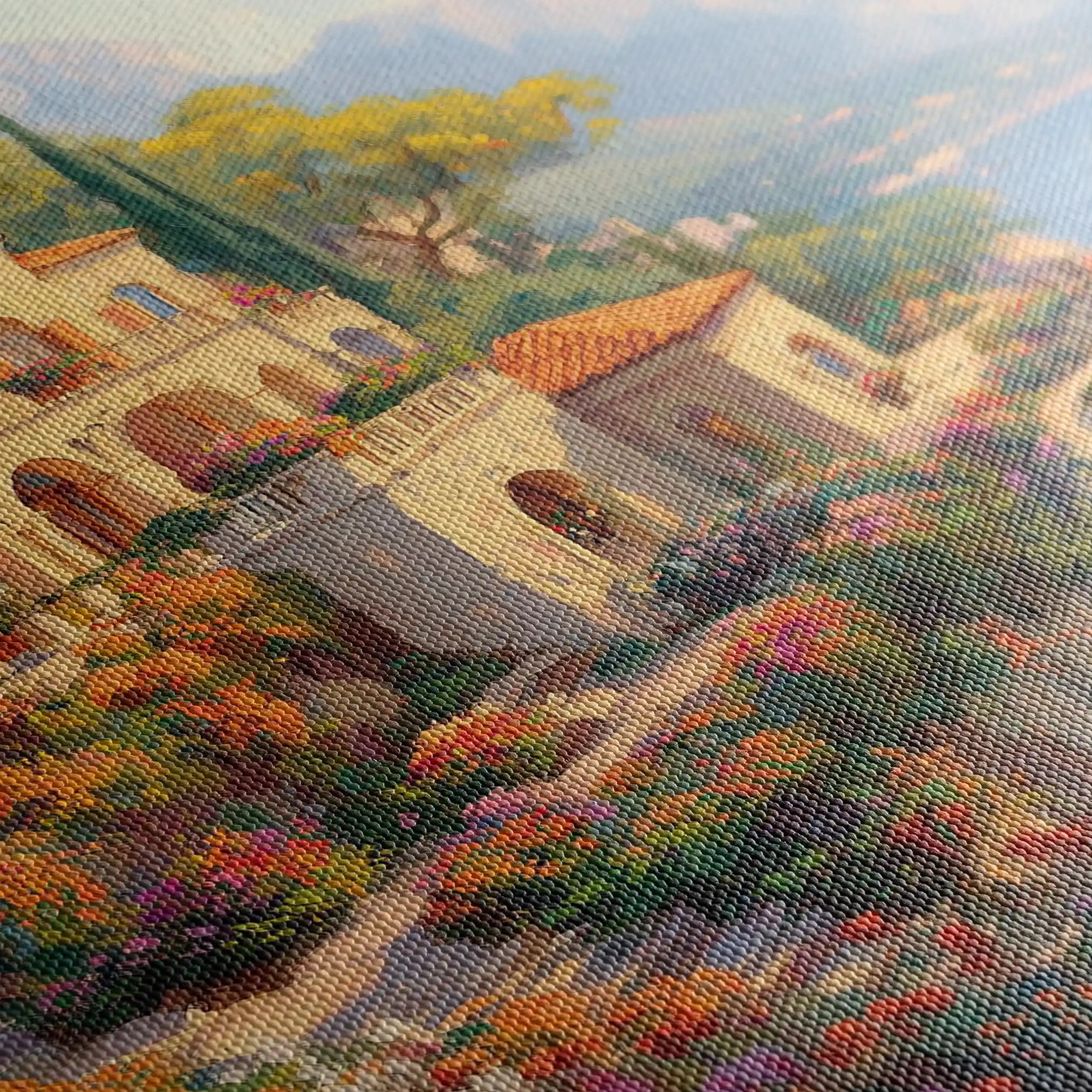 Landscape 454 Canvas Art 90 x 60 cm / Stretched on hidden frame