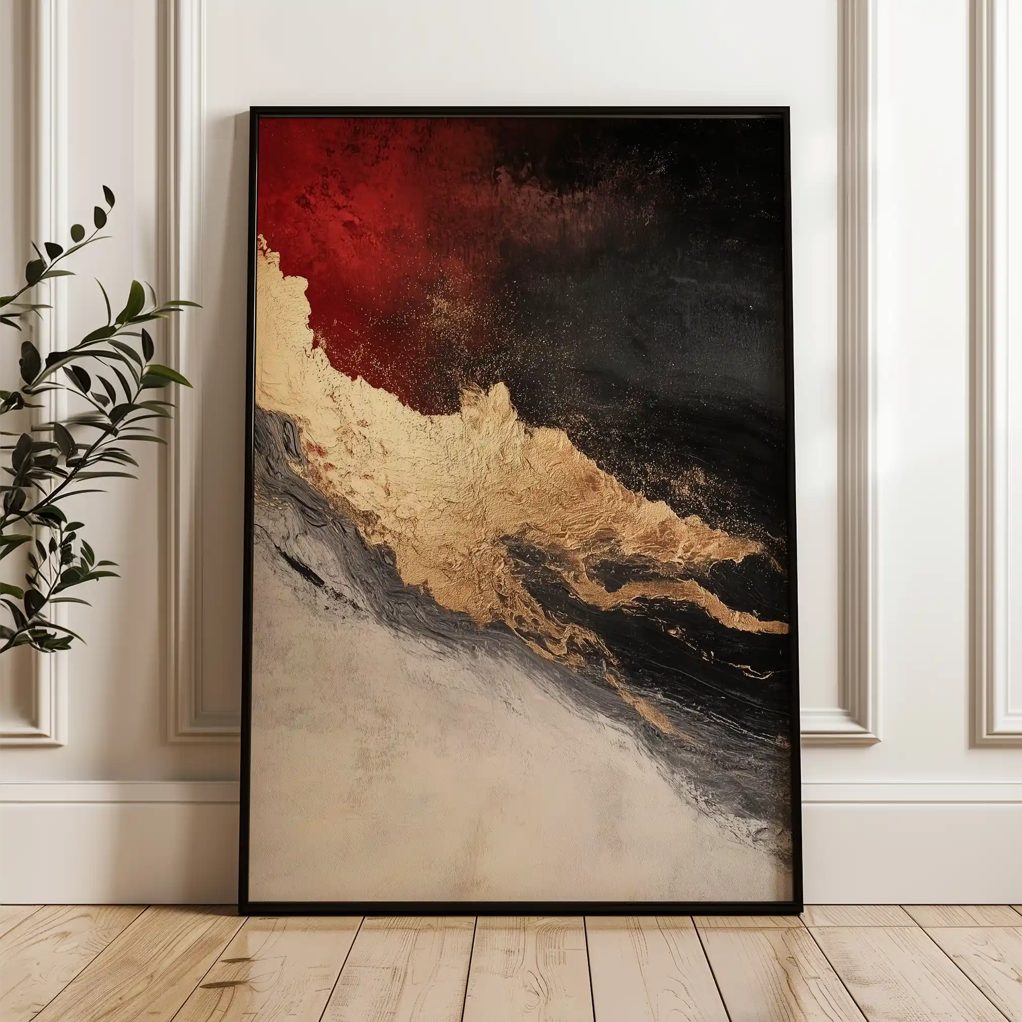 Abstract 456 Canvas Art 60 x 40 cm / Stretched on hidden frame