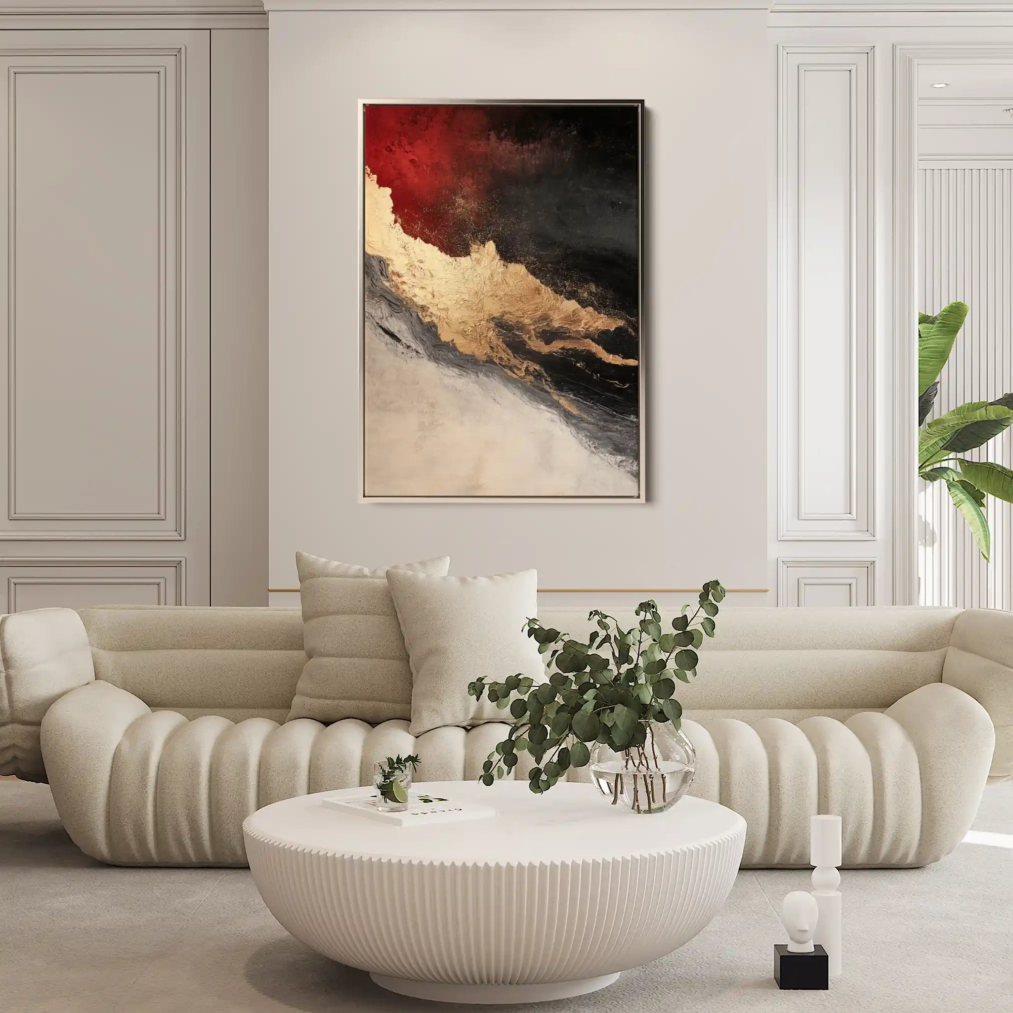 Abstract 456 Canvas Art 60 x 40 cm / Stretched on hidden frame