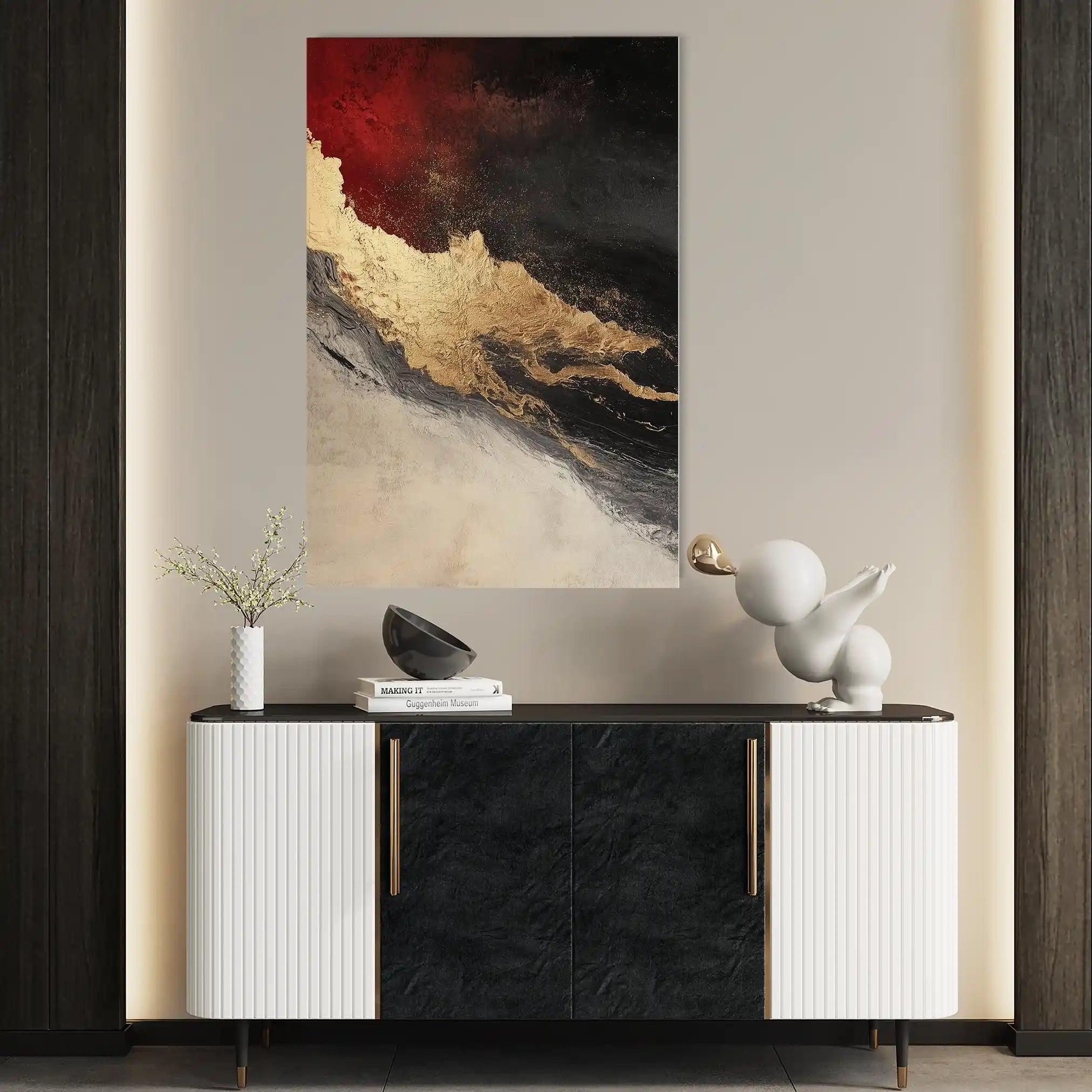 Abstract 456 Canvas Art 60 x 40 cm / Stretched on hidden frame