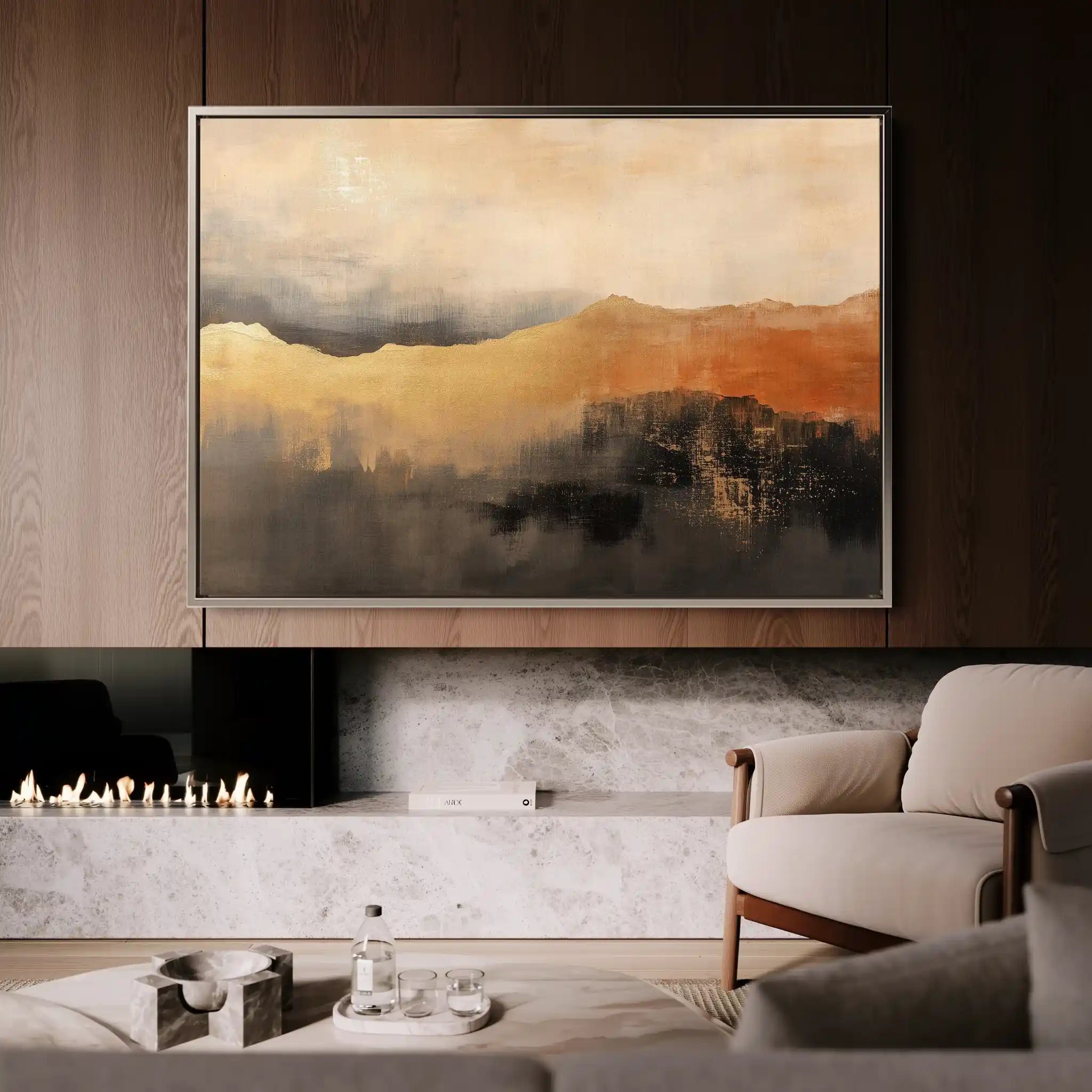 Abstract 459 Canvas Art 60 x 40 cm / Stretched on hidden frame