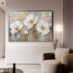 Floral Canvas Wall Art WAD459-F 90 x 60 cm / Stretched on hidden frame