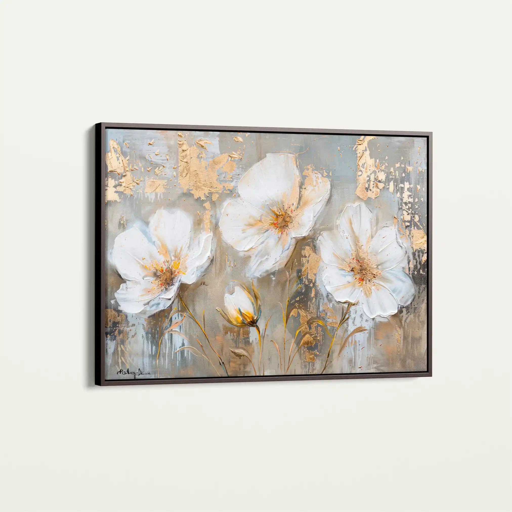 Floral Canvas Wall Art WAD459-F 90 x 60 cm / Stretched on hidden frame