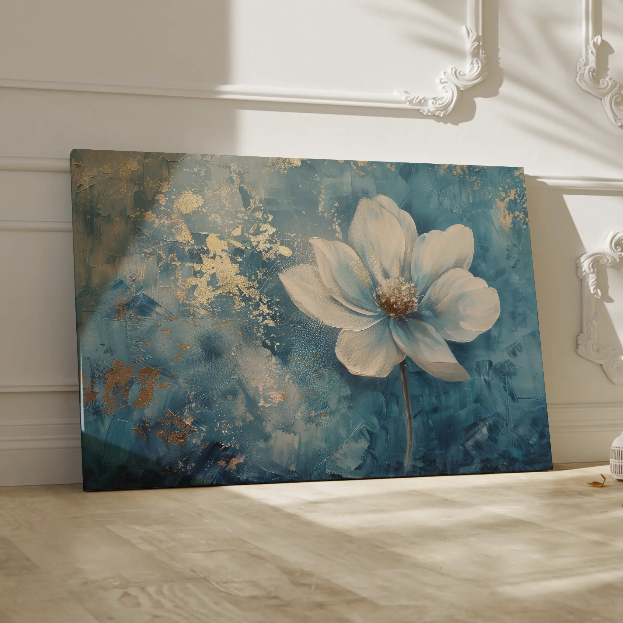 Floral Canvas Wall Art WAD460-F 90 x 60 cm / Stretched on hidden frame