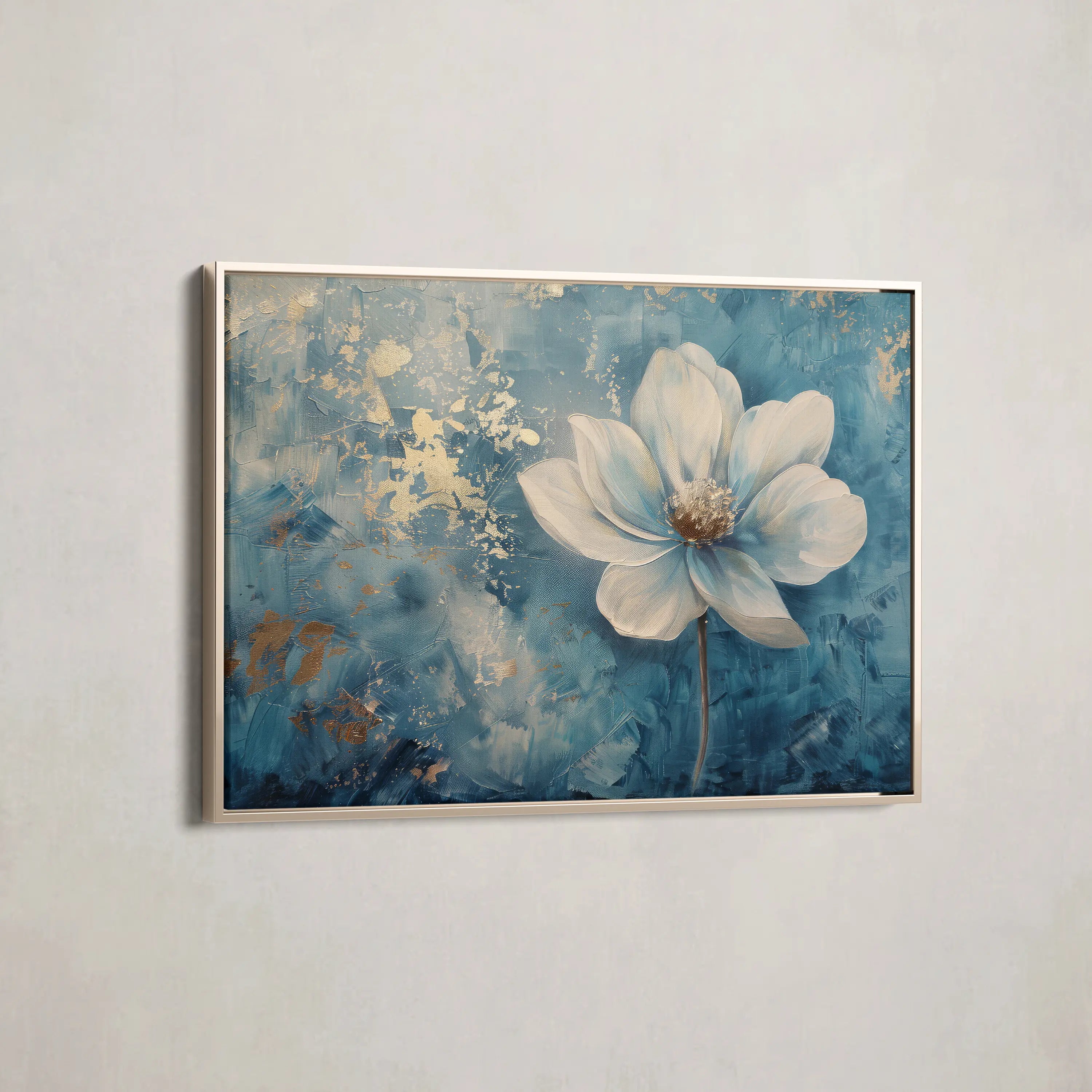 Floral Canvas Wall Art WAD460-F 90 x 60 cm / Stretched on hidden frame