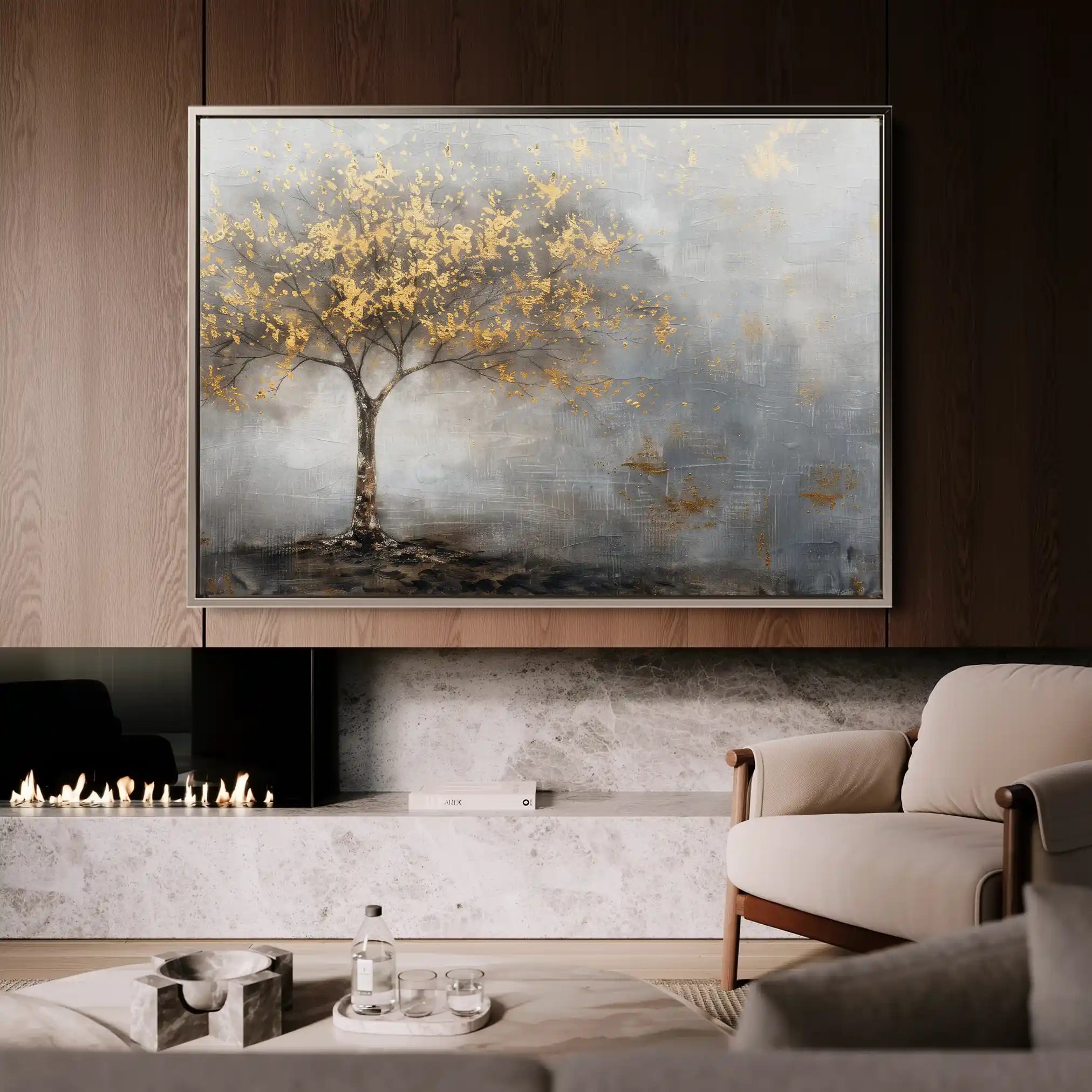 Floral Canvas Wall Art WAD461-F 90 x 60 cm / Stretched on hidden frame