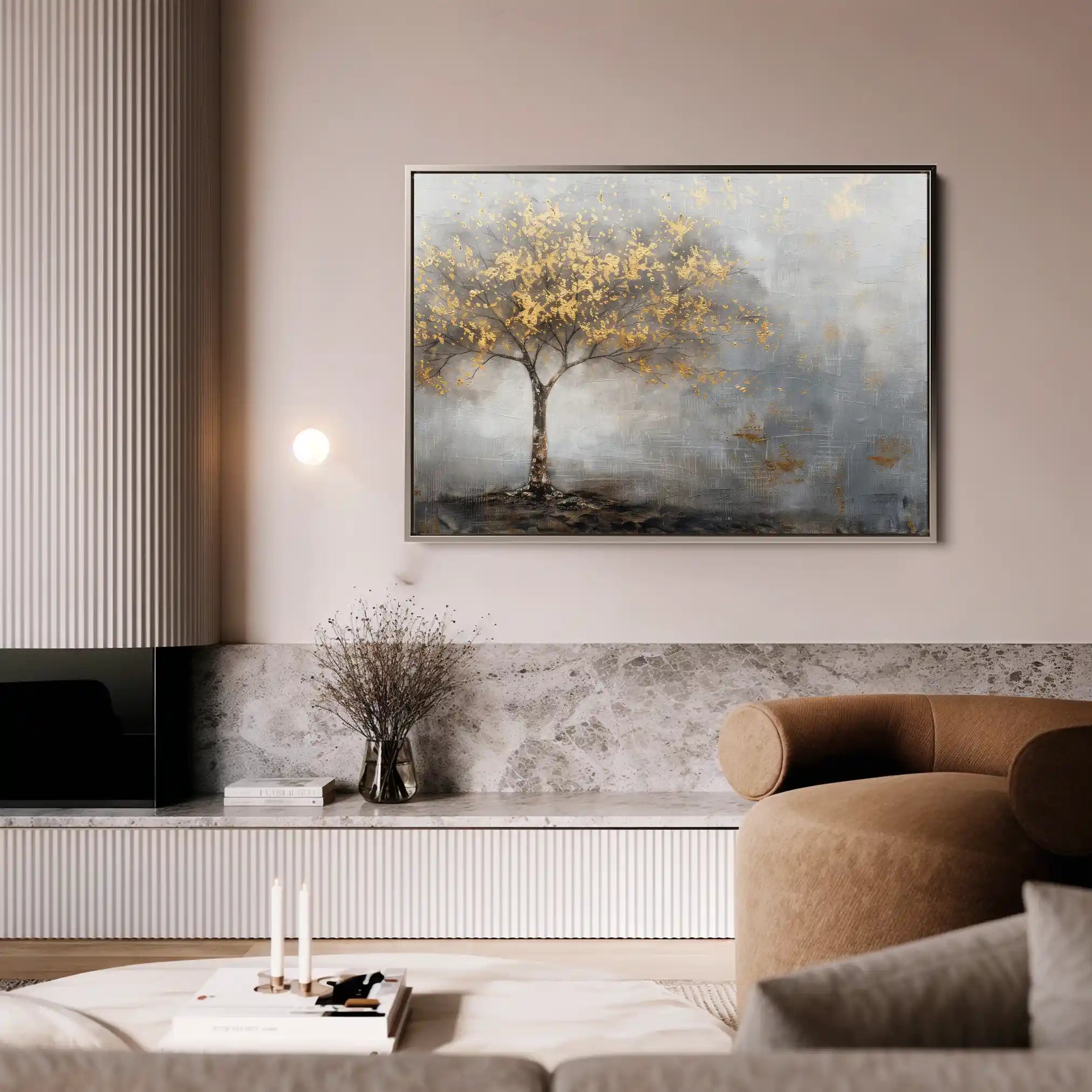 Floral Canvas Wall Art WAD461-F 90 x 60 cm / Stretched on hidden frame