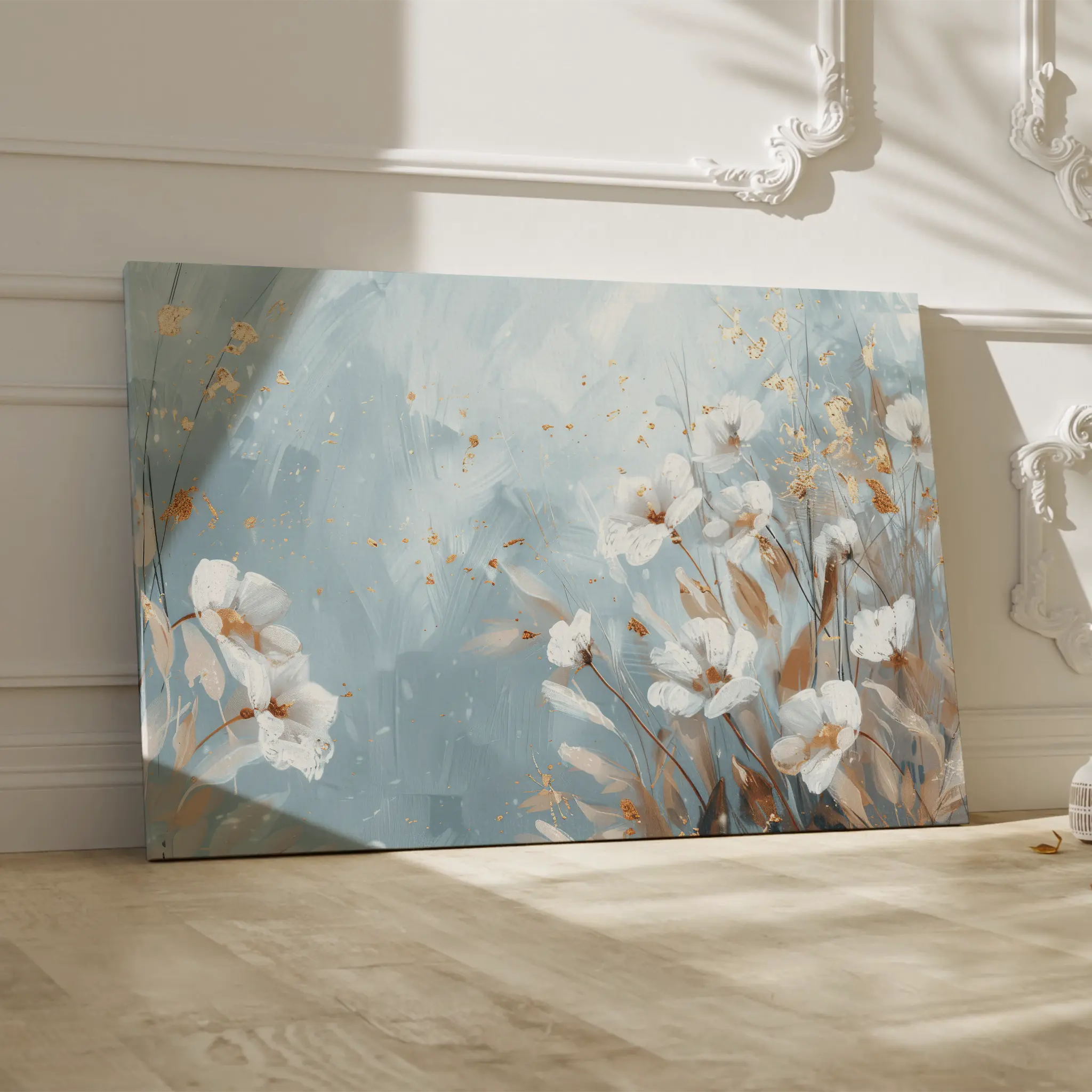 Floral Canvas Wall Art WAD462-F 90 x 60 cm / Stretched on hidden frame