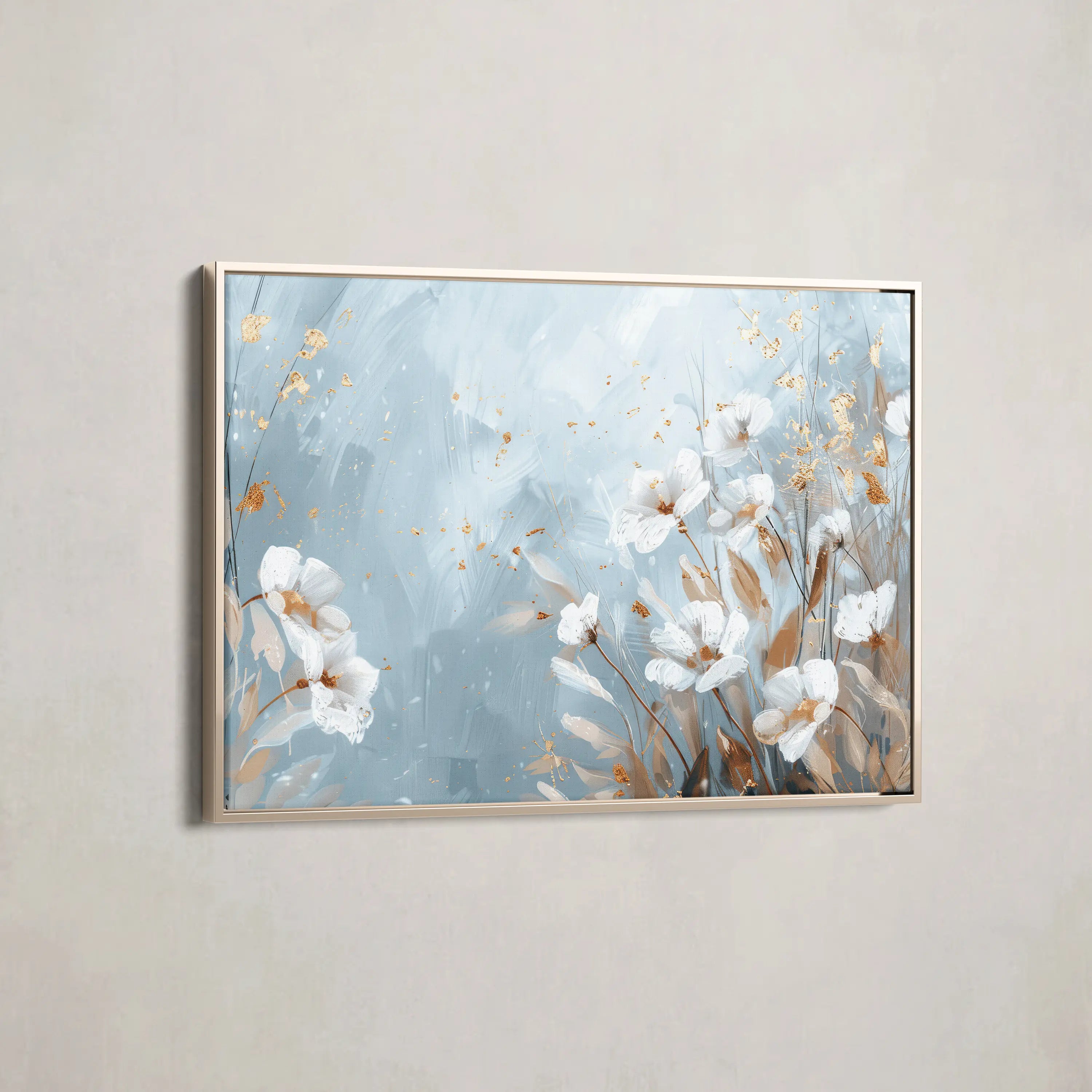 Floral Canvas Wall Art WAD462-F 90 x 60 cm / Stretched on hidden frame