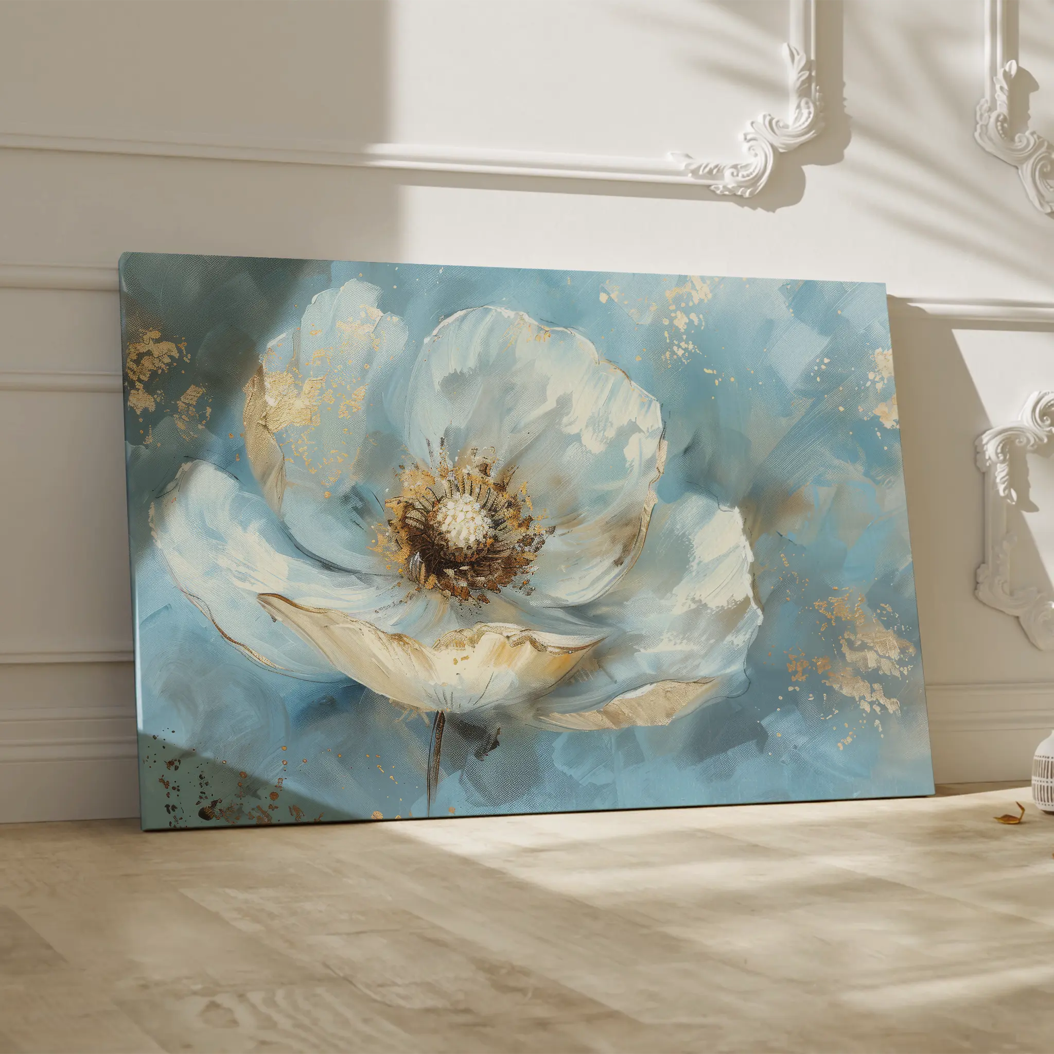 Floral Canvas Wall Art WAD463-F 90 x 60 cm / Stretched on hidden frame