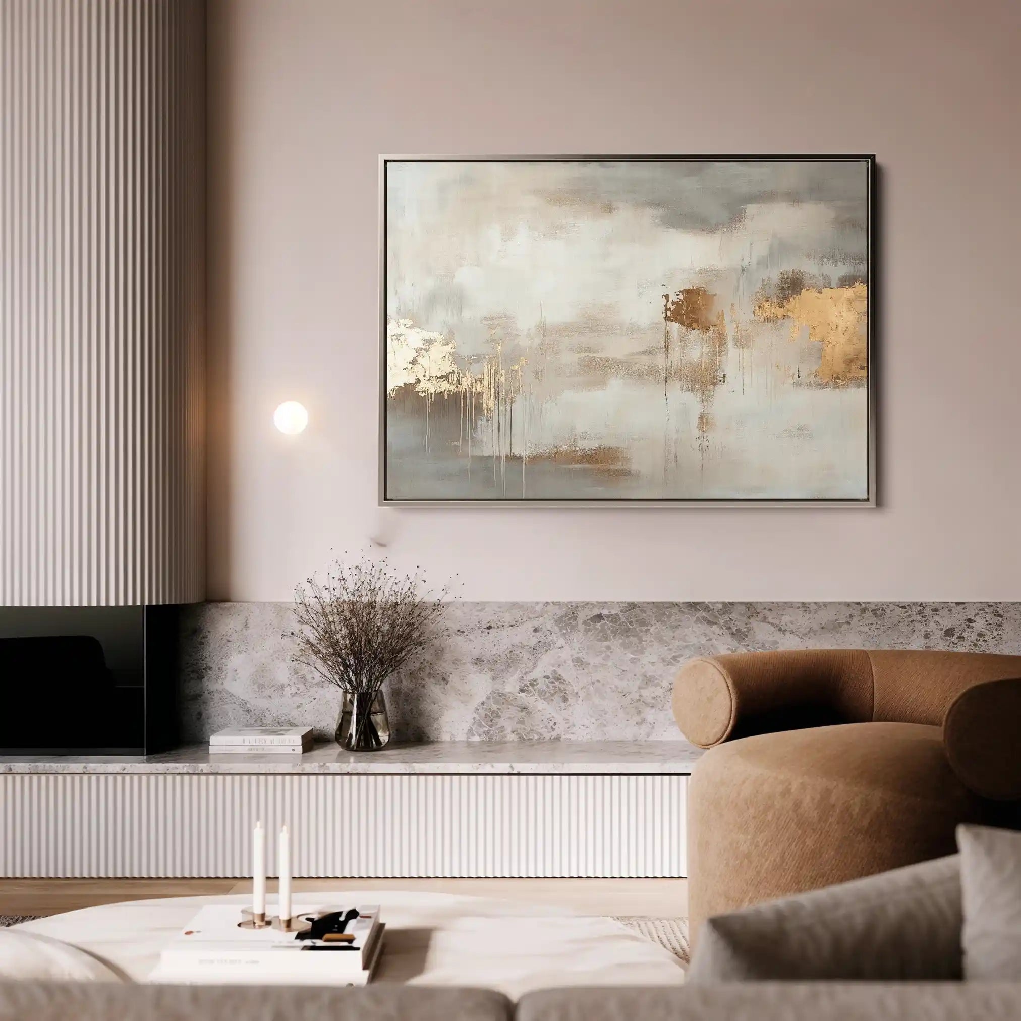 Abstract 465 Canvas Art 60 x 40 cm / Stretched on hidden frame