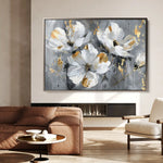 Floral Canvas Wall Art WAD465-F 90 x 60 cm / Stretched on hidden frame