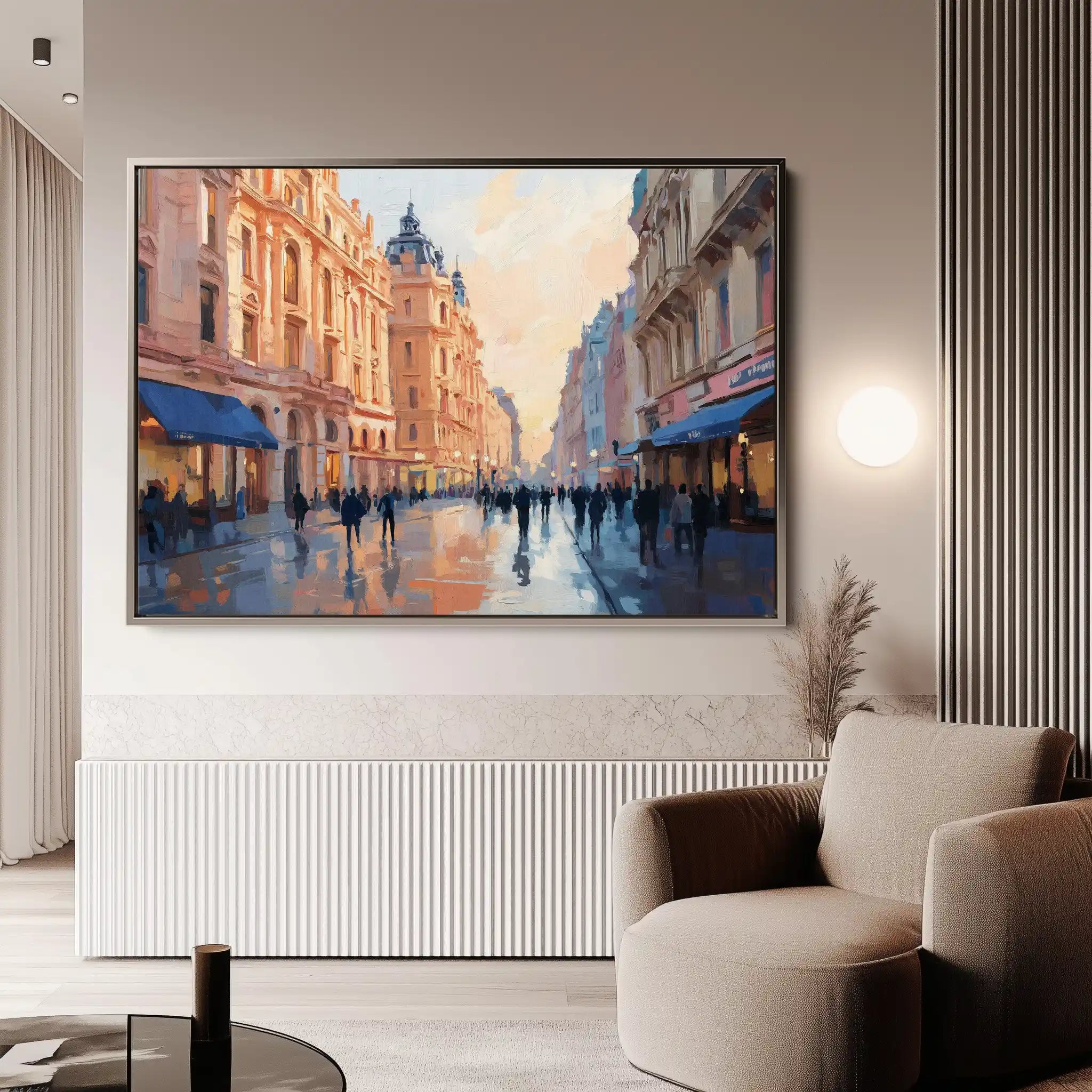 Landscape 465 Canvas Art 90 x 60 cm / Stretched on hidden frame