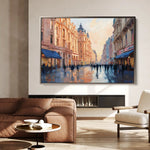 Landscape 465 Canvas Art 90 x 60 cm / Stretched on hidden frame
