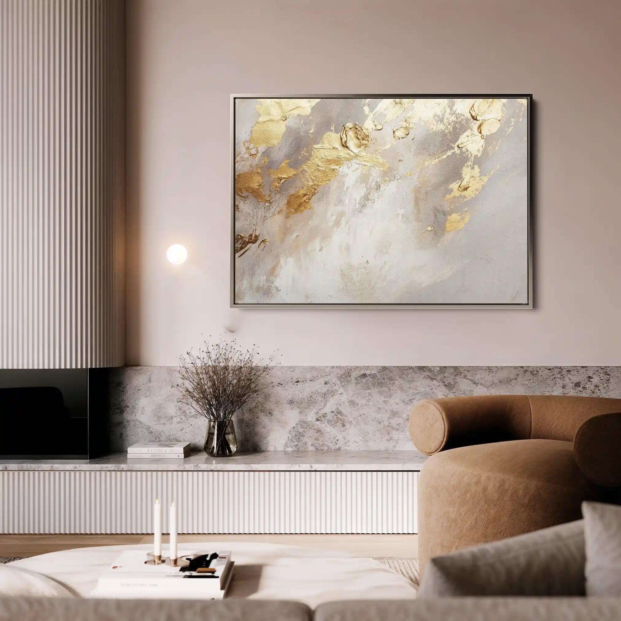 Abstract 466 Canvas Art 60 x 40 cm / Stretched on hidden frame