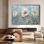 Floral Canvas Wall Art WAD466-F 90 x 60 cm / Stretched on hidden frame