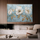Floral Canvas Wall Art WAD466-F 90 x 60 cm / Stretched on hidden frame