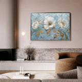 Floral Canvas Wall Art WAD466-F 90 x 60 cm / Stretched on hidden frame