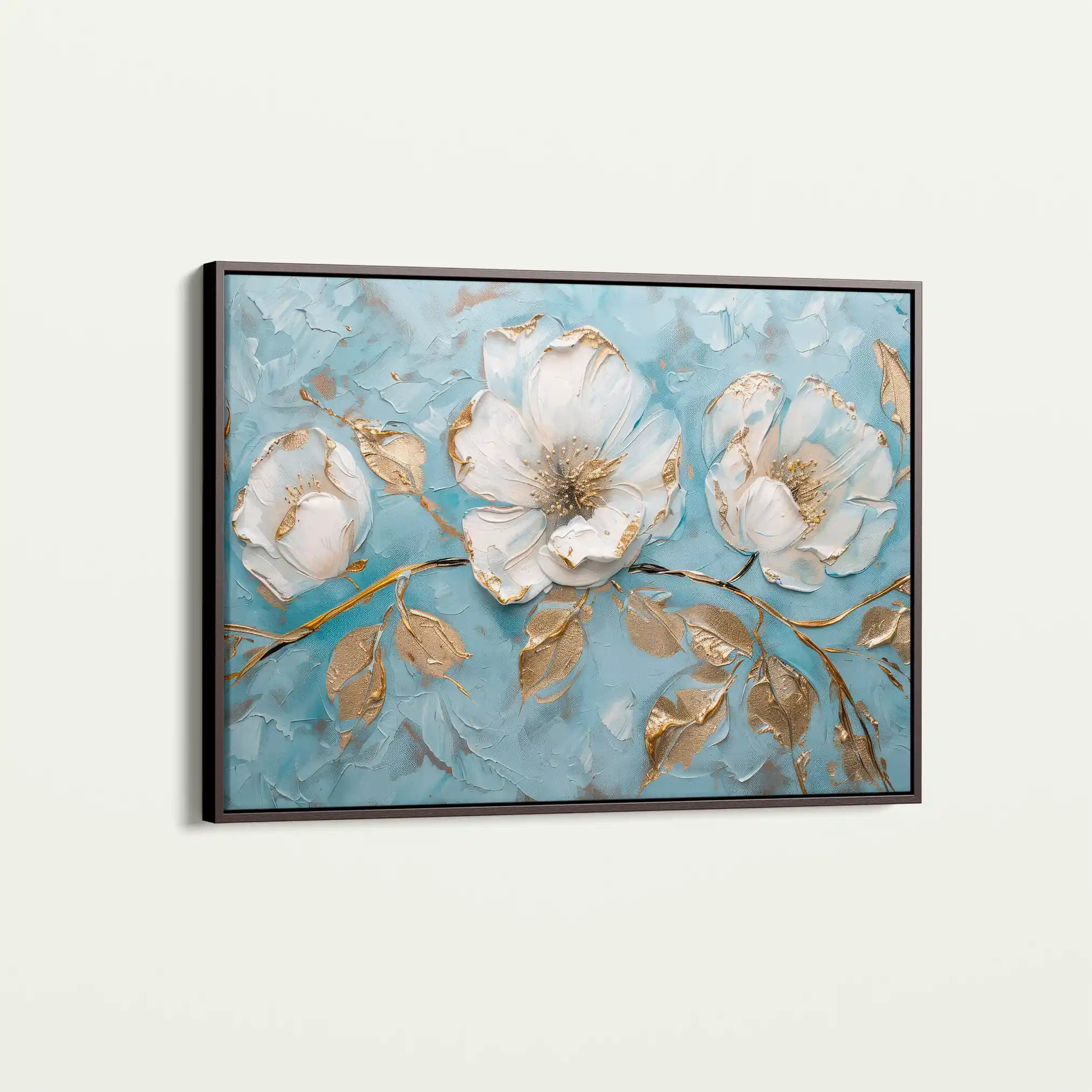 Floral Canvas Wall Art WAD466-F 90 x 60 cm / Stretched on hidden frame