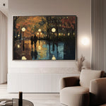 Landscape 466 Canvas Art 90 x 60 cm / Stretched on hidden frame
