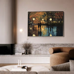 Landscape 466 Canvas Art 90 x 60 cm / Stretched on hidden frame