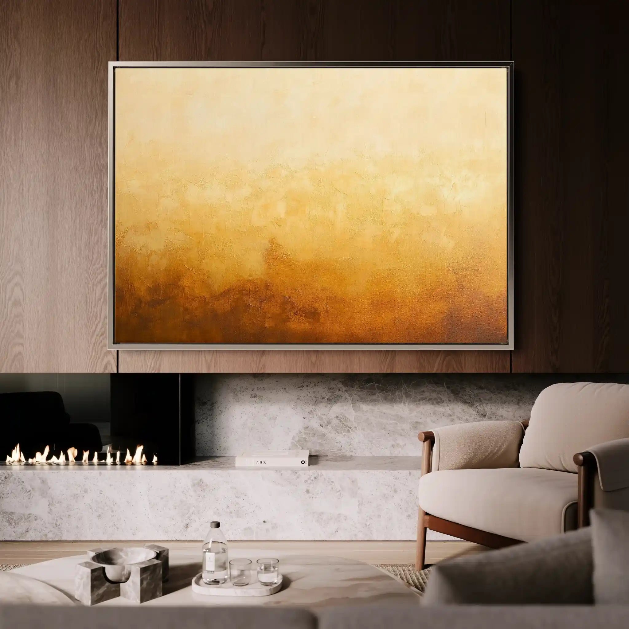 Abstract 467 Canvas Art 60 x 40 cm / Stretched on hidden frame