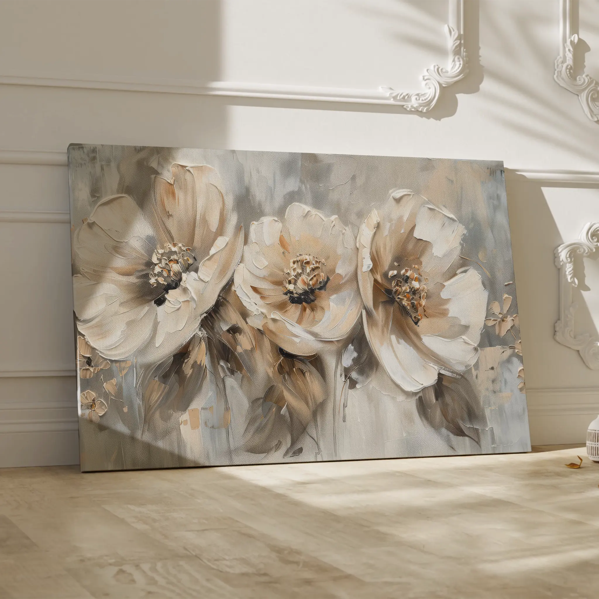 Floral Canvas Wall Art WAD467-F 90 x 60 cm / Stretched on hidden frame