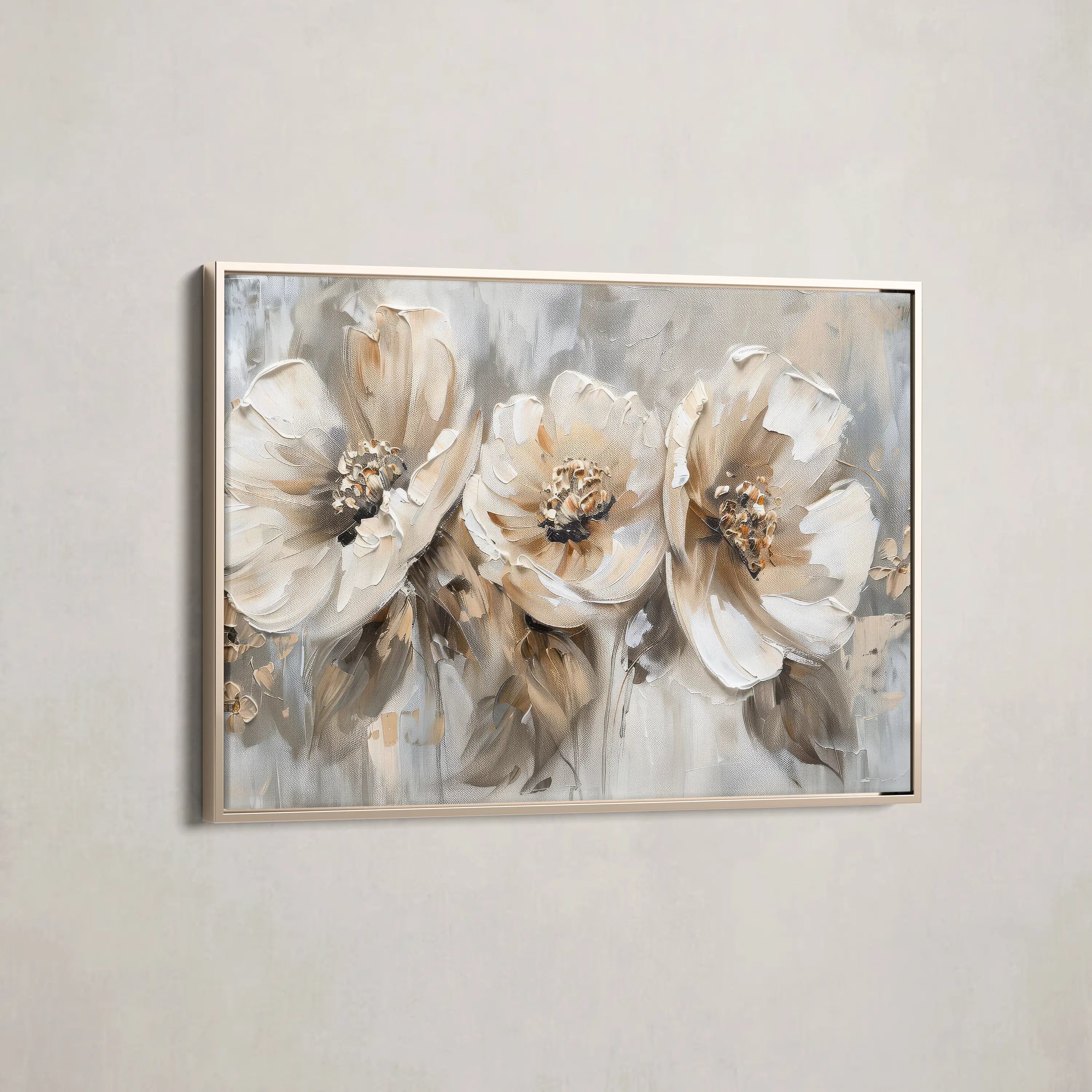 Floral Canvas Wall Art WAD467-F 90 x 60 cm / Stretched on hidden frame