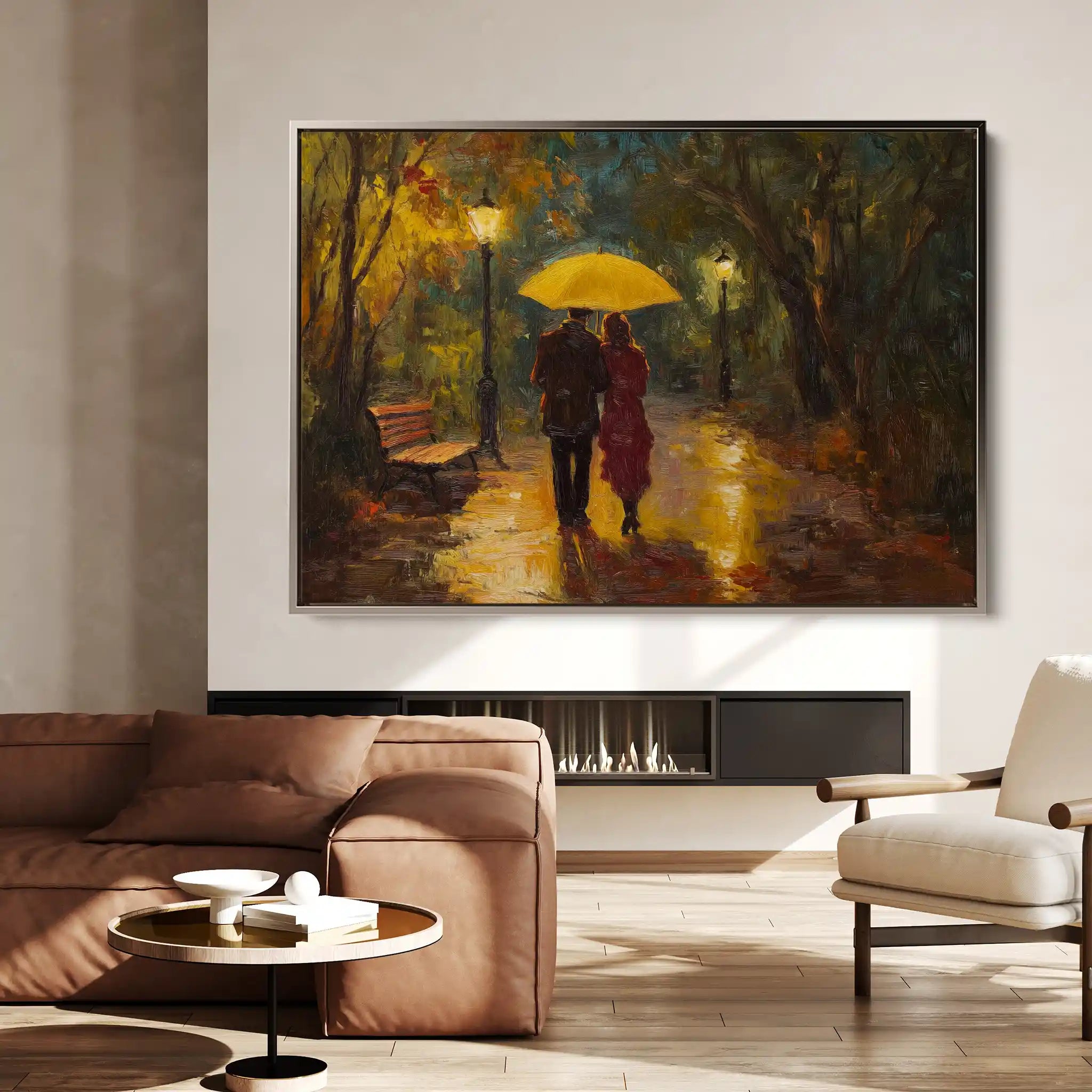 Landscape 467 Canvas Art 90 x 60 cm / Stretched on hidden frame