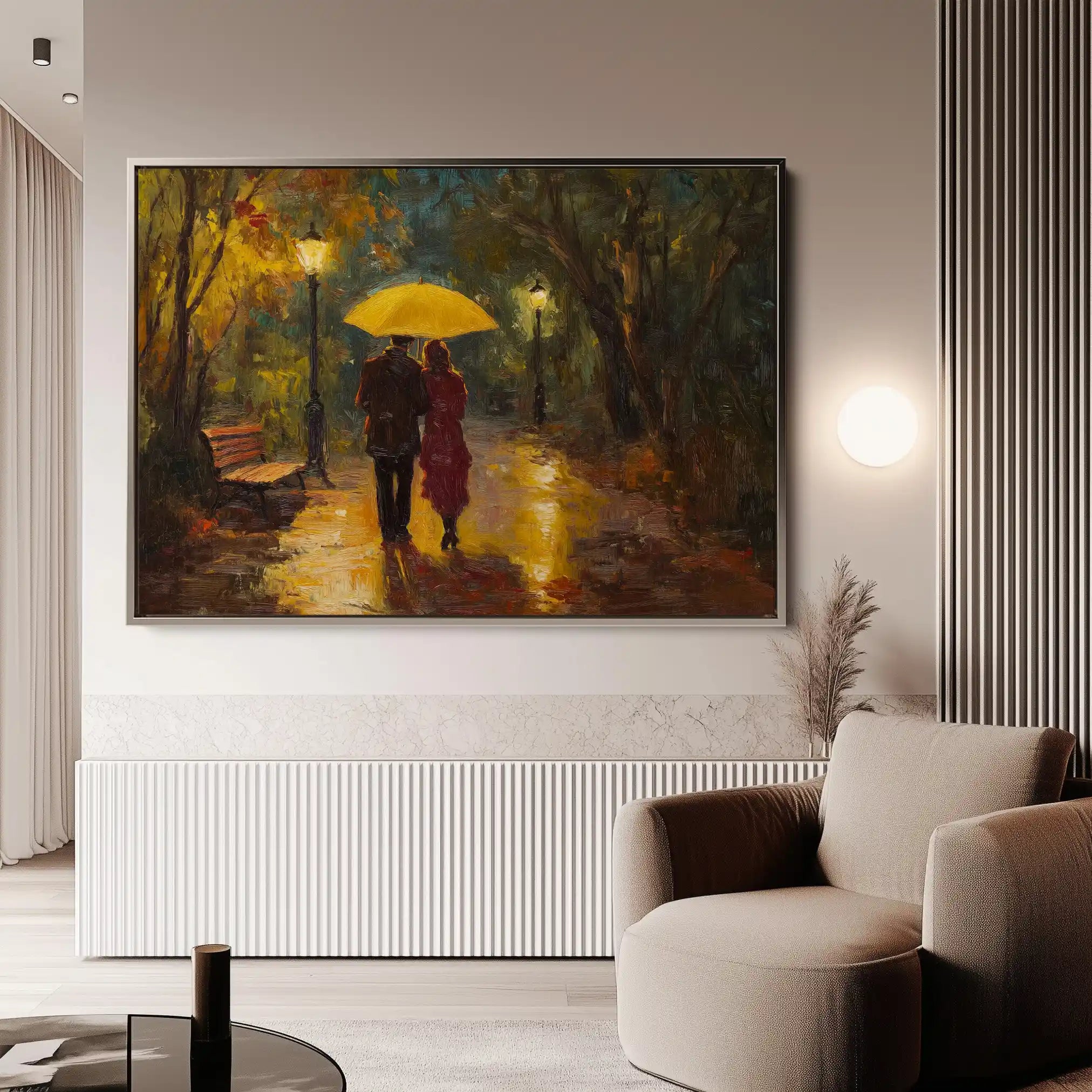 Landscape 467 Canvas Art 90 x 60 cm / Stretched on hidden frame