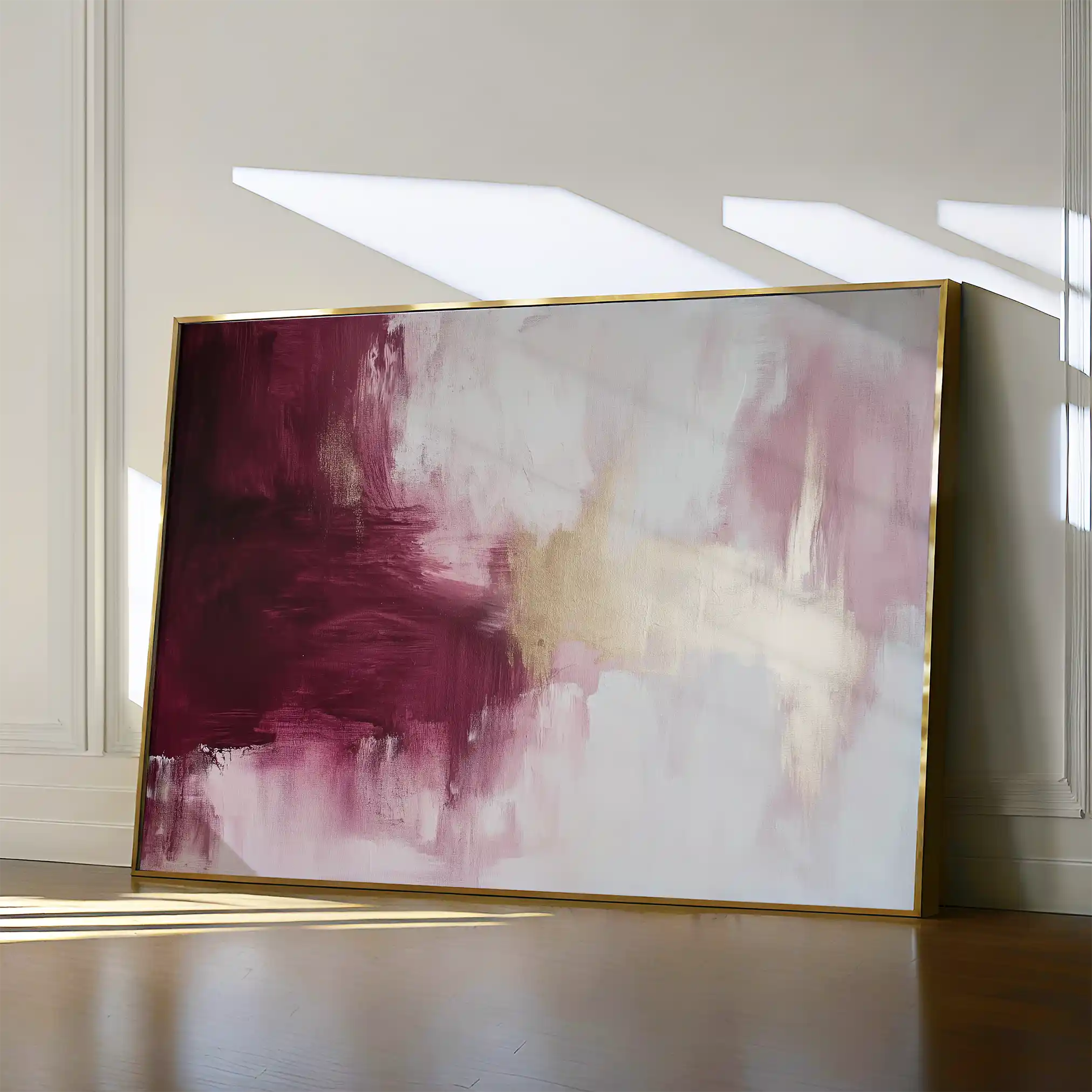 Abstract Canvas Wall Art WAD468-A 90 x 60 cm / Stretched on hidden frame