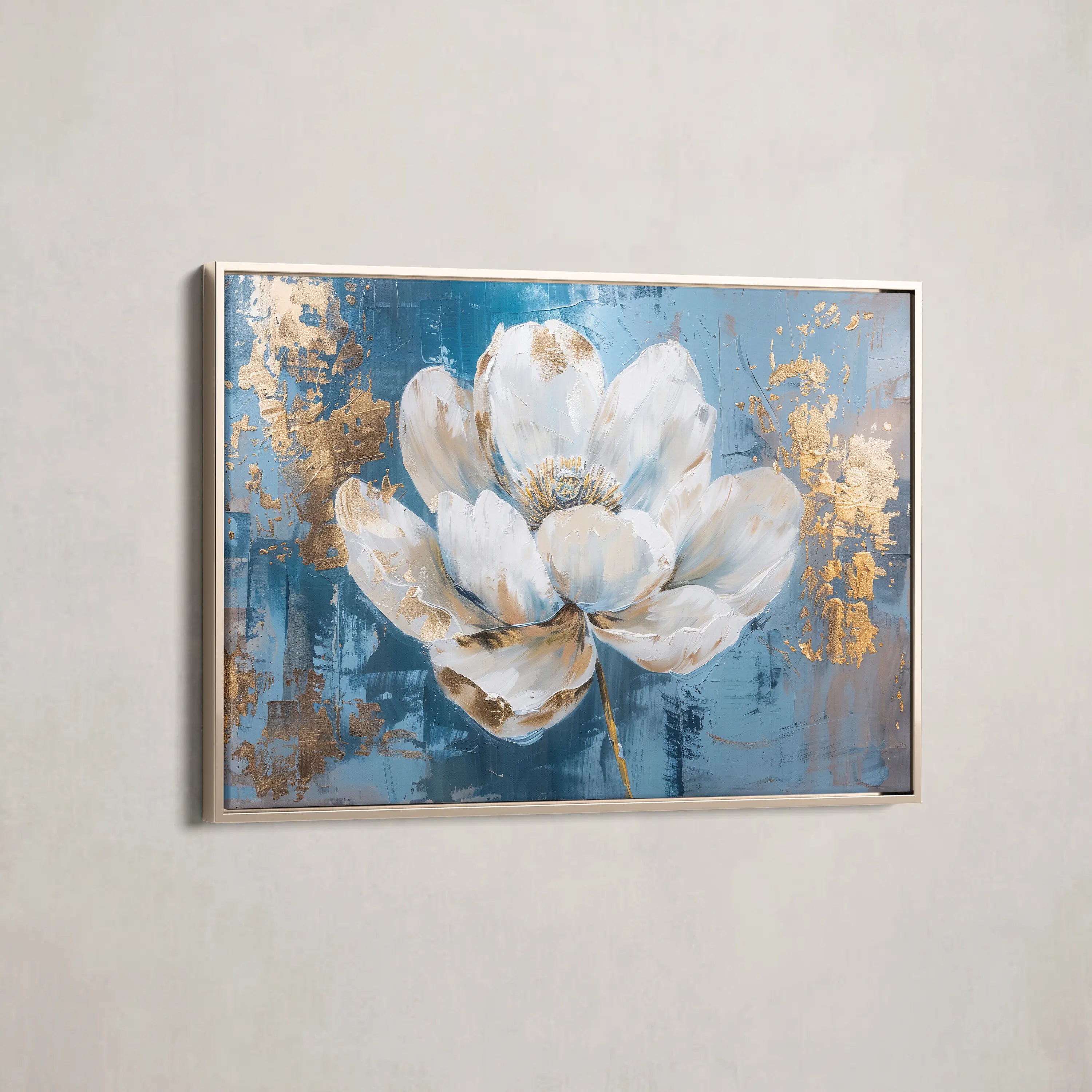 Floral Canvas Wall Art WAD468-F 90 x 60 cm / Stretched on hidden frame