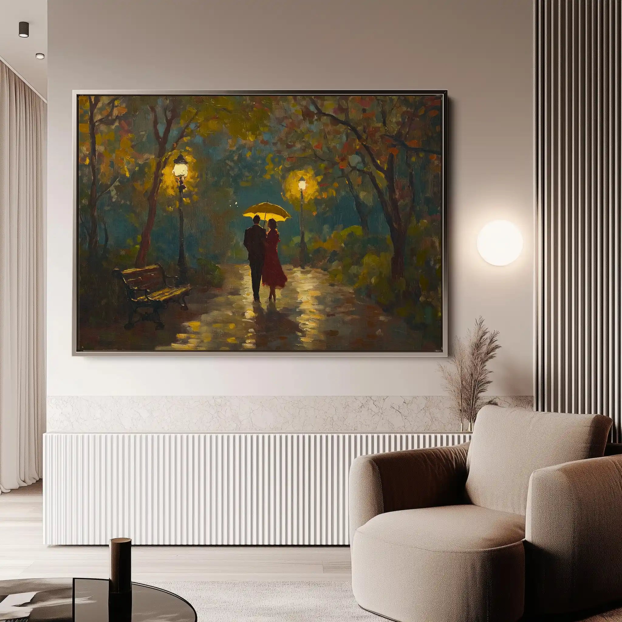 Landscape 468 Canvas Art 90 x 60 cm / Stretched on hidden frame