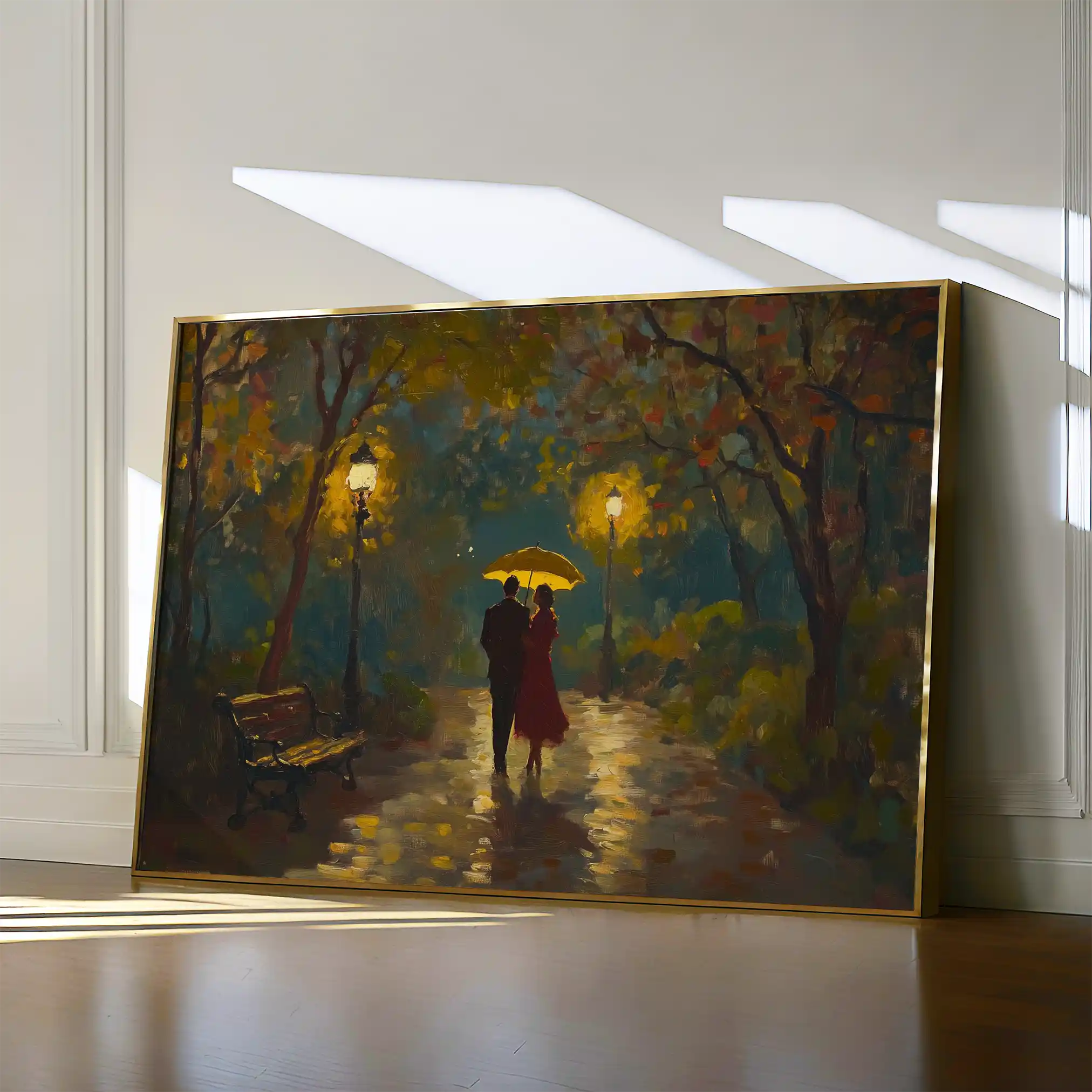 Landscape 468 Canvas Art 90 x 60 cm / Stretched on hidden frame