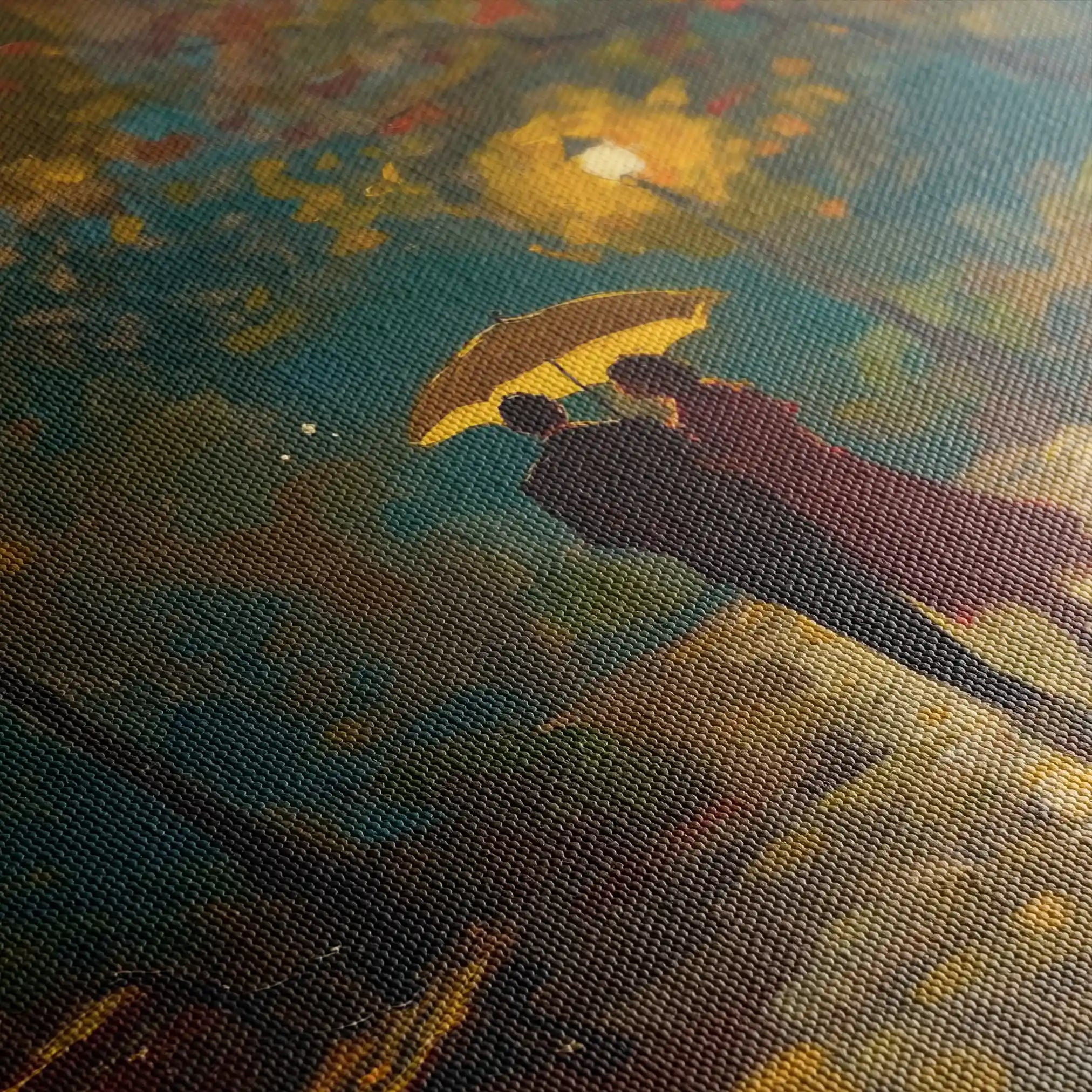 Landscape 468 Canvas Art 90 x 60 cm / Stretched on hidden frame