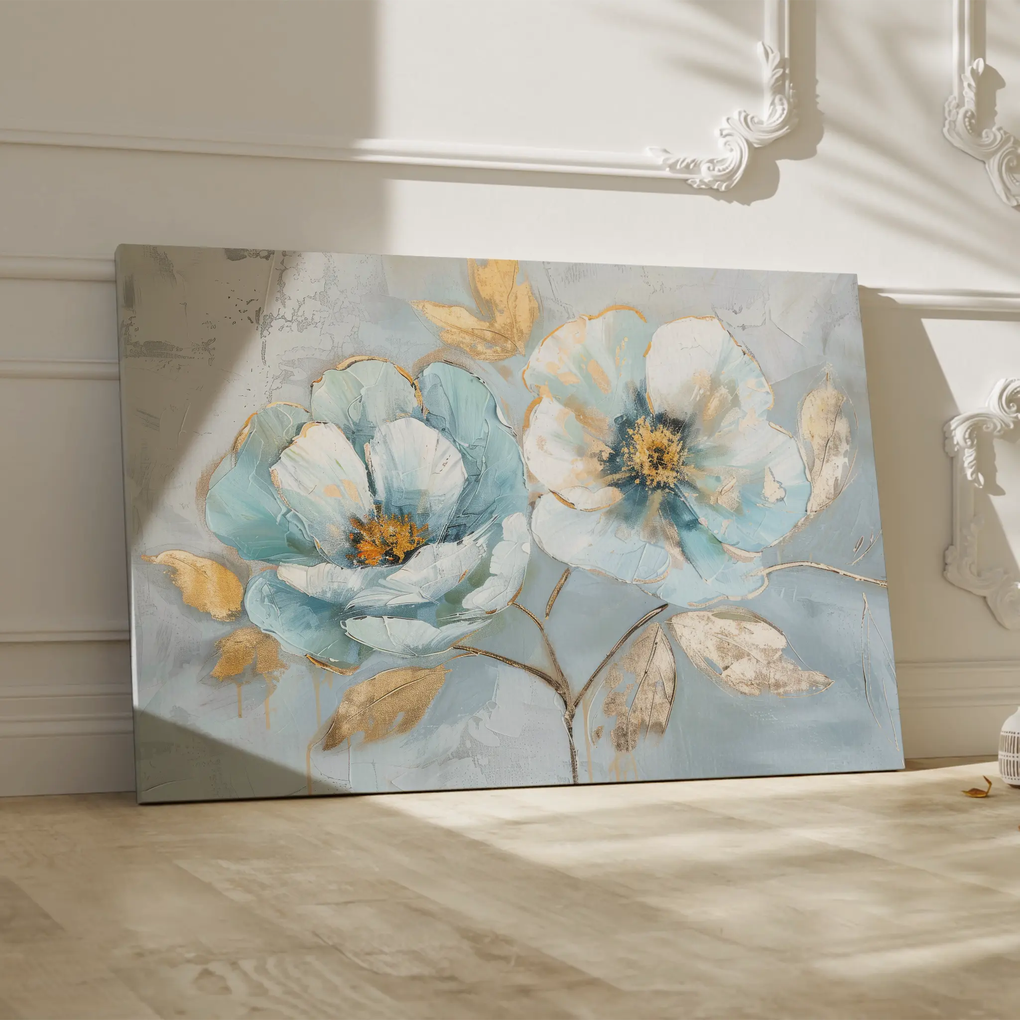 Floral Canvas Wall Art WAD469-F 90 x 60 cm / Stretched on hidden frame