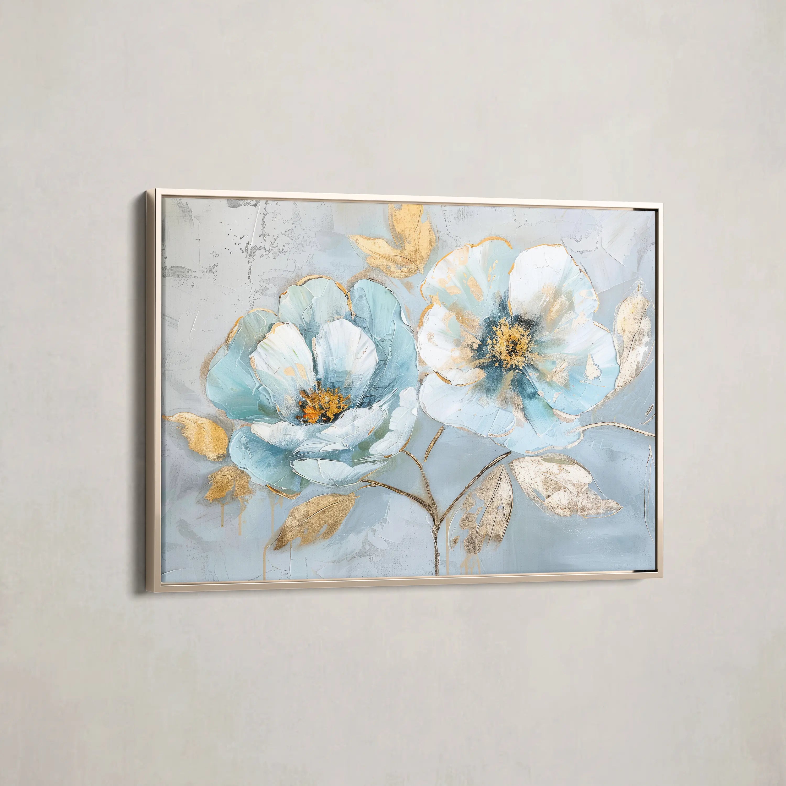 Floral Canvas Wall Art WAD469-F 90 x 60 cm / Stretched on hidden frame