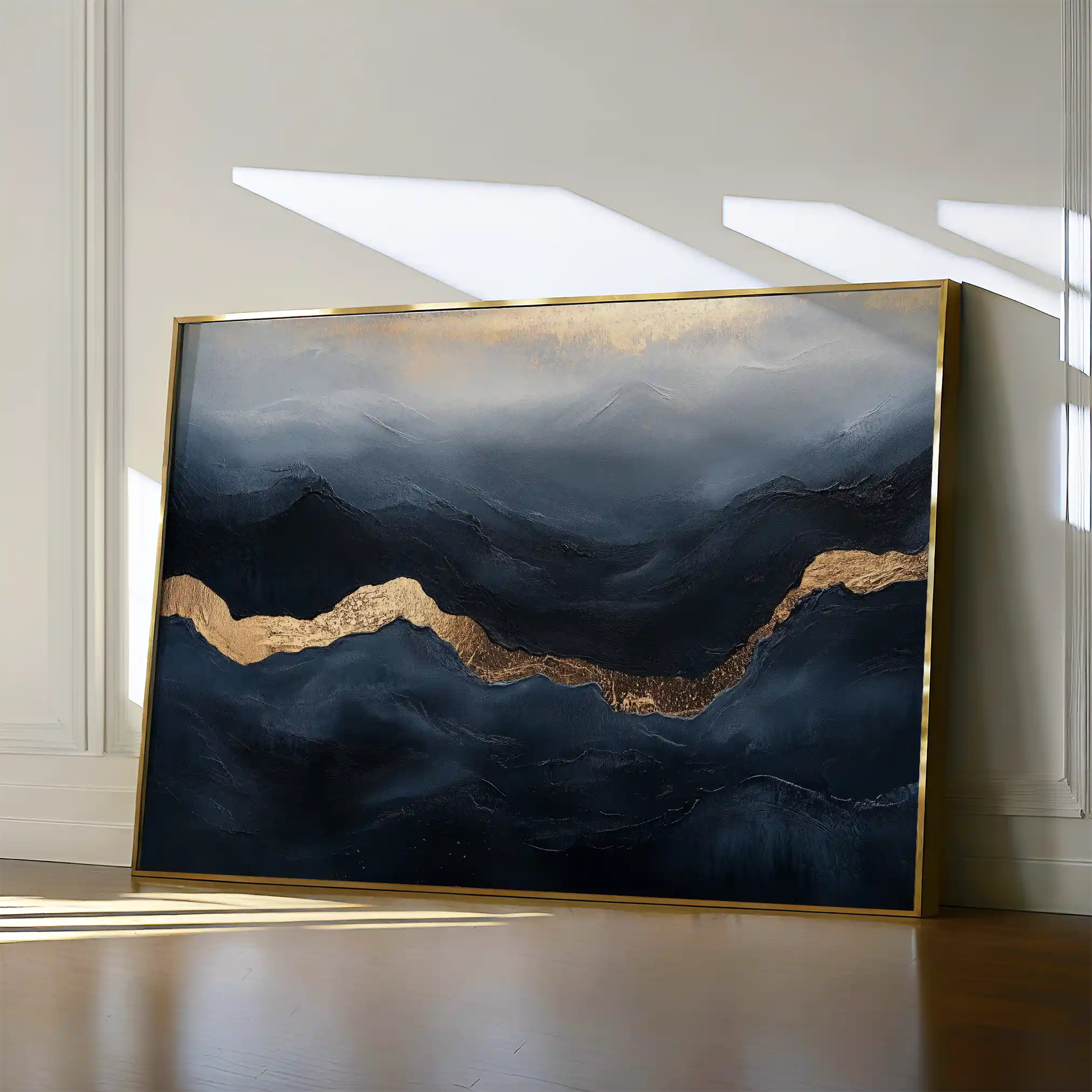 Abstract 470 Canvas Art 60 x 40 cm / Stretched on hidden frame
