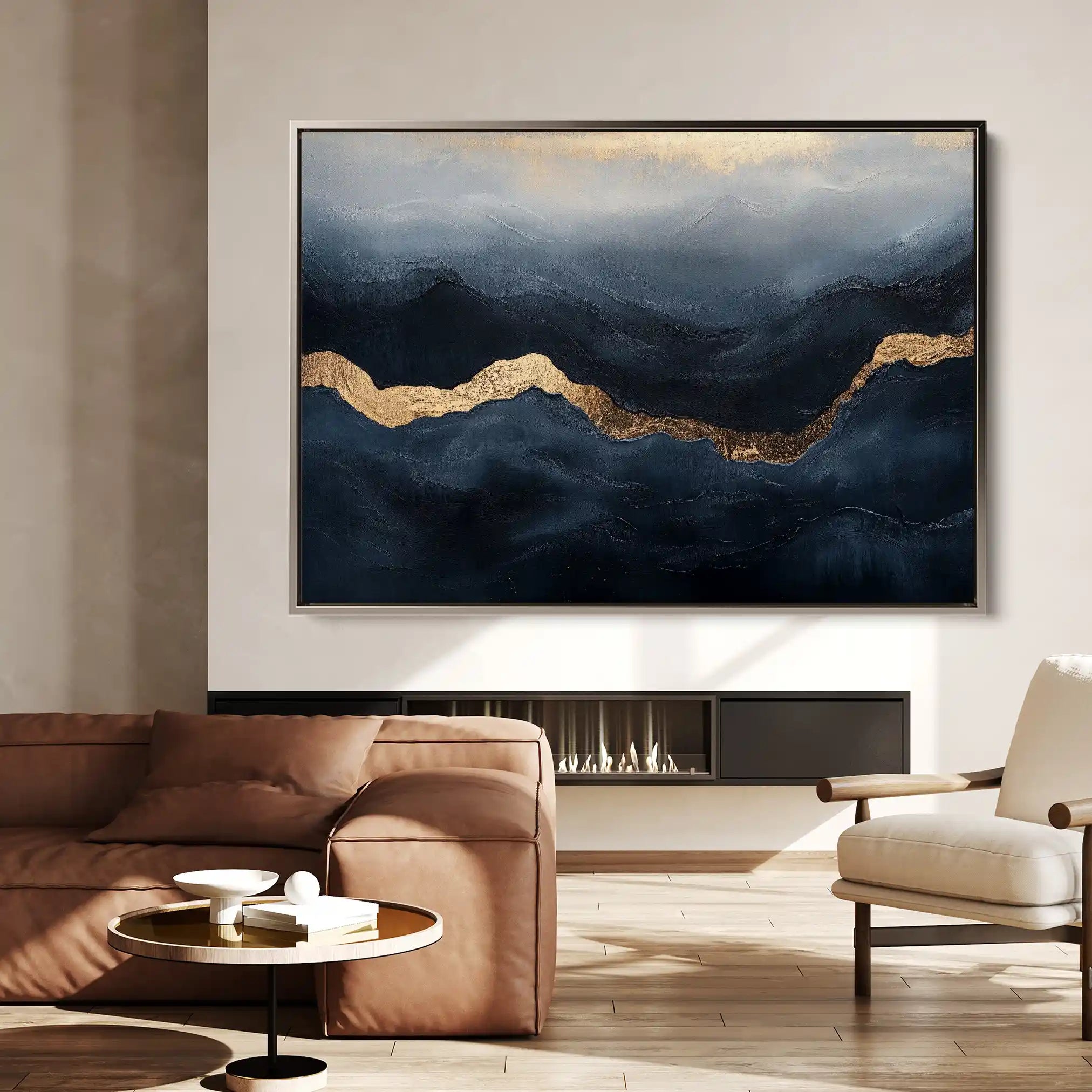 Abstract 470 Canvas Art 60 x 40 cm / Stretched on hidden frame