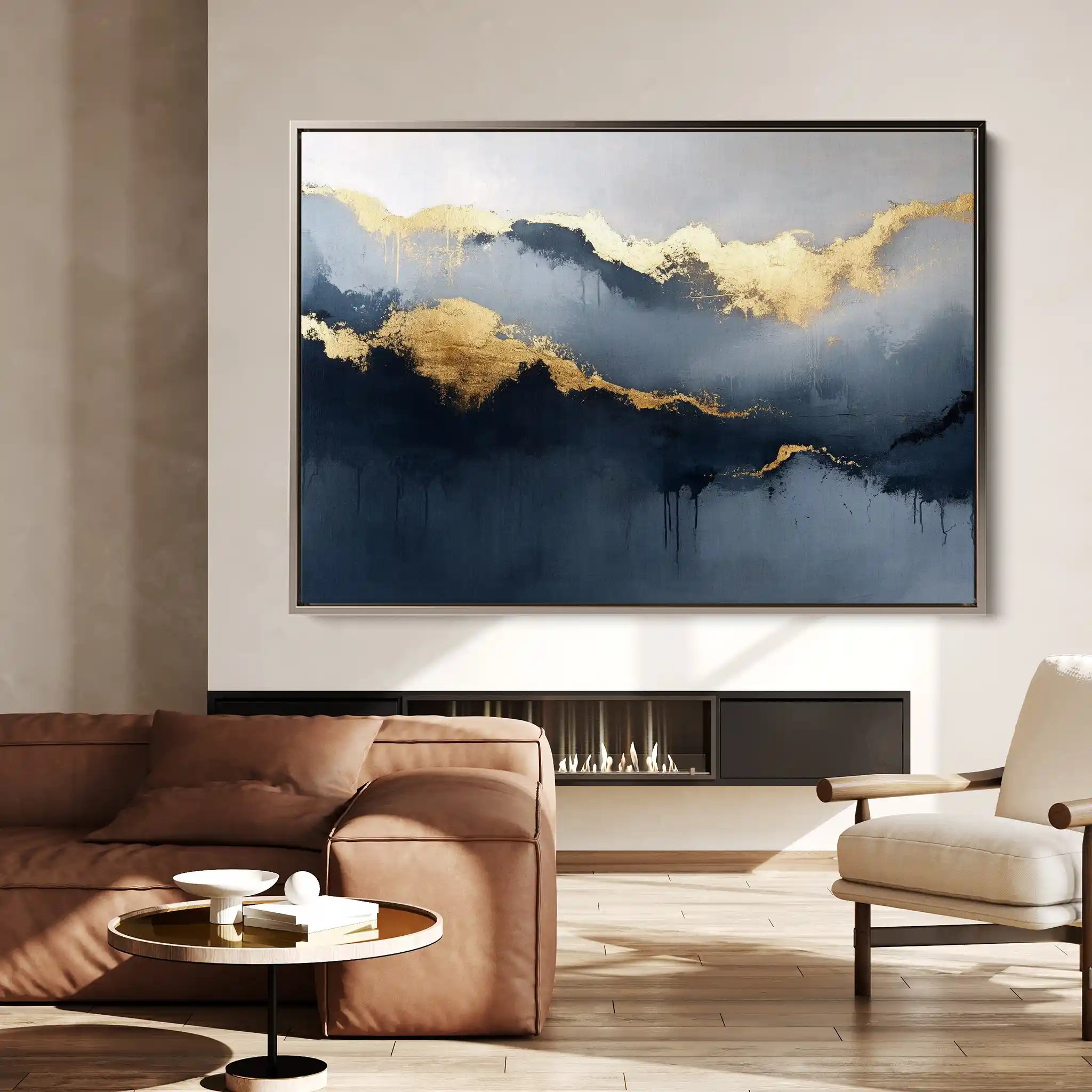 Abstract 471 Canvas Art 60 x 40 cm / Stretched on hidden frame