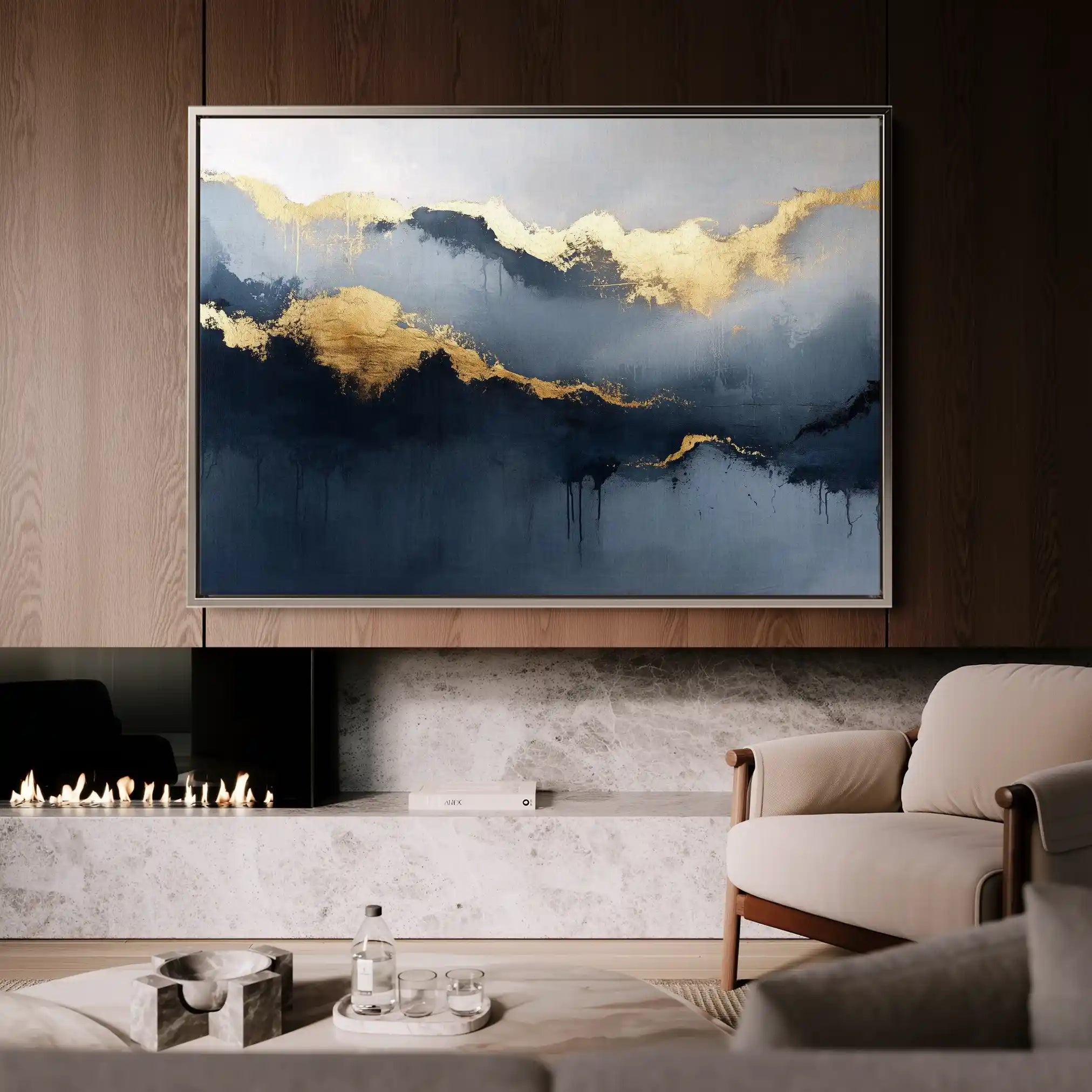 Abstract 471 Canvas Art 60 x 40 cm / Stretched on hidden frame