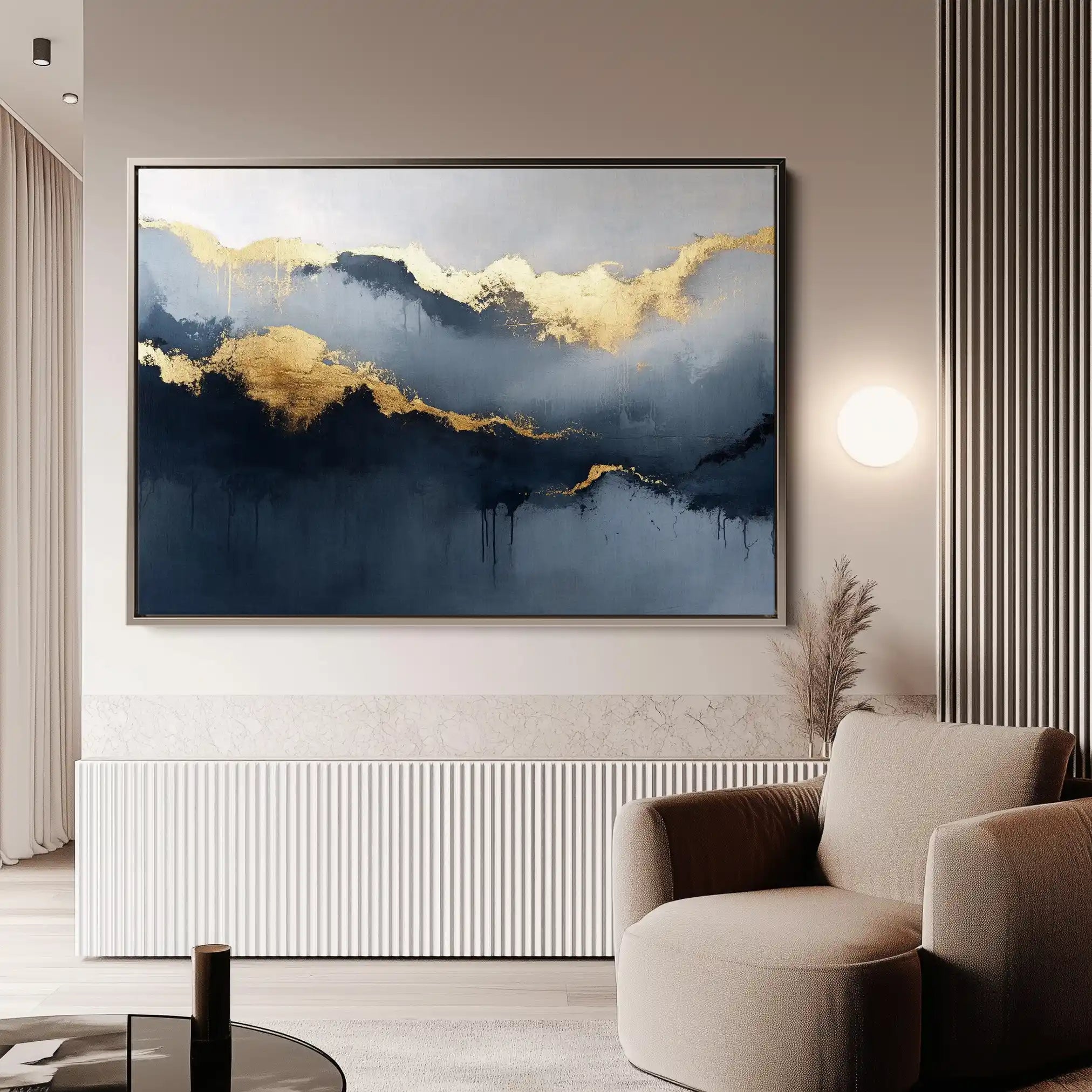 Abstract 471 Canvas Art 60 x 40 cm / Stretched on hidden frame