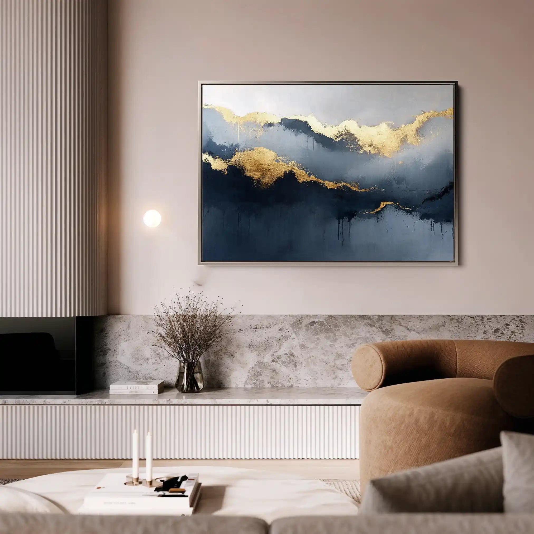 Abstract 471 Canvas Art 60 x 40 cm / Stretched on hidden frame