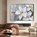 Floral Canvas Wall Art WAD471-F 90 x 60 cm / Stretched on hidden frame