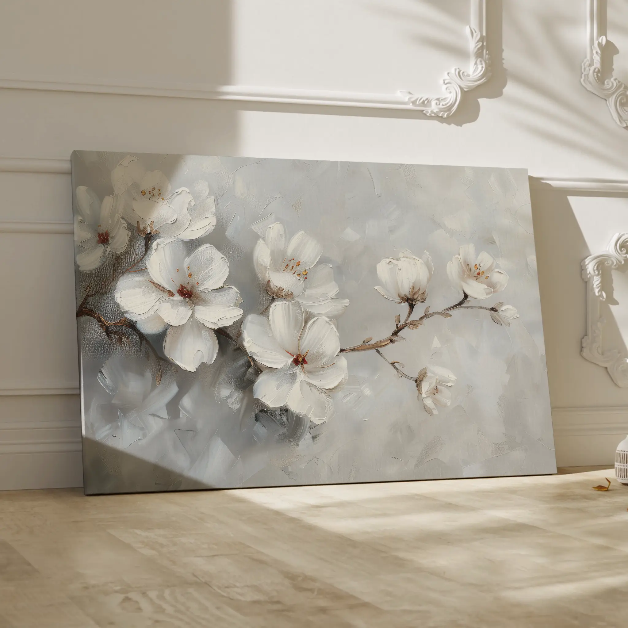 Floral Canvas Wall Art WAD472-F 90 x 60 cm / Stretched on hidden frame