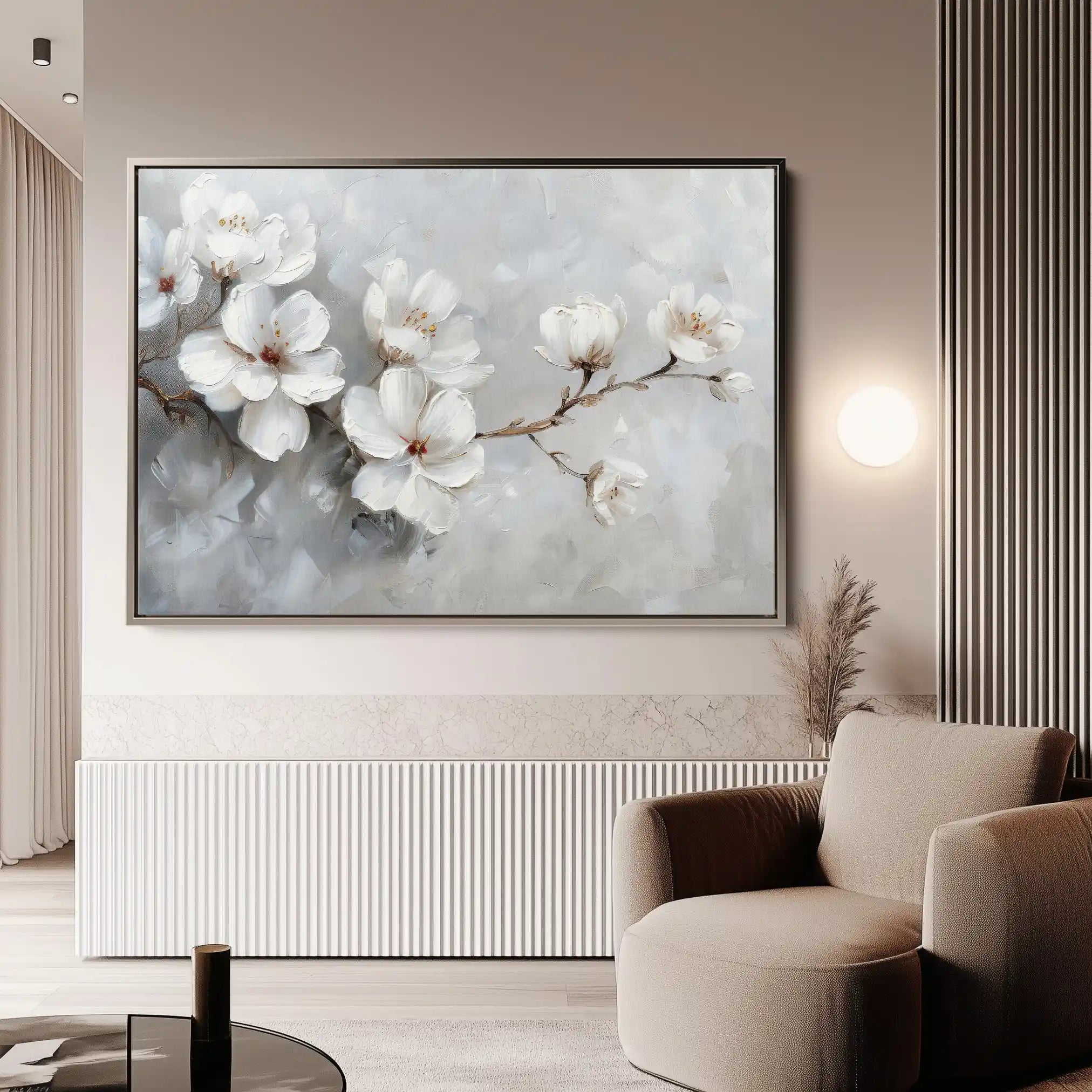 Floral Canvas Wall Art WAD472-F 90 x 60 cm / Stretched on hidden frame