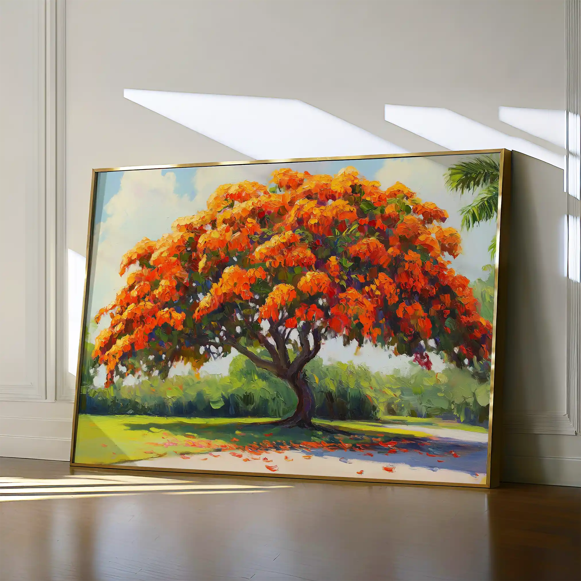 Landscape 472 Canvas Art 90 x 60 cm / Stretched on hidden frame