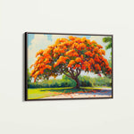 Landscape 472 Canvas Art 90 x 60 cm / Stretched on hidden frame