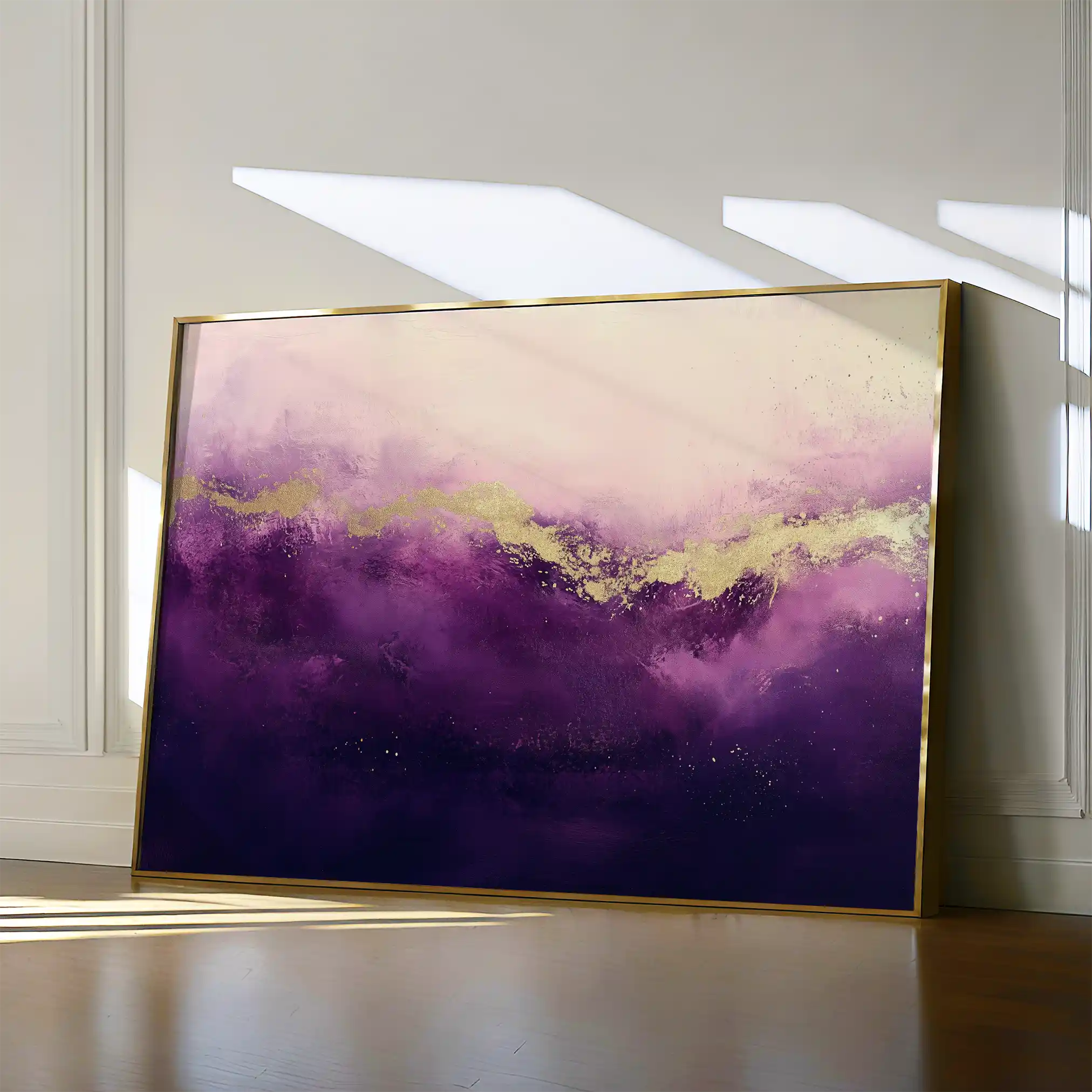 Abstract Canvas Wall Art WAD473-A 90 x 60 cm / Stretched on hidden frame