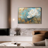 Floral Canvas Wall Art WAD473-F 90 x 60 cm / Stretched on hidden frame